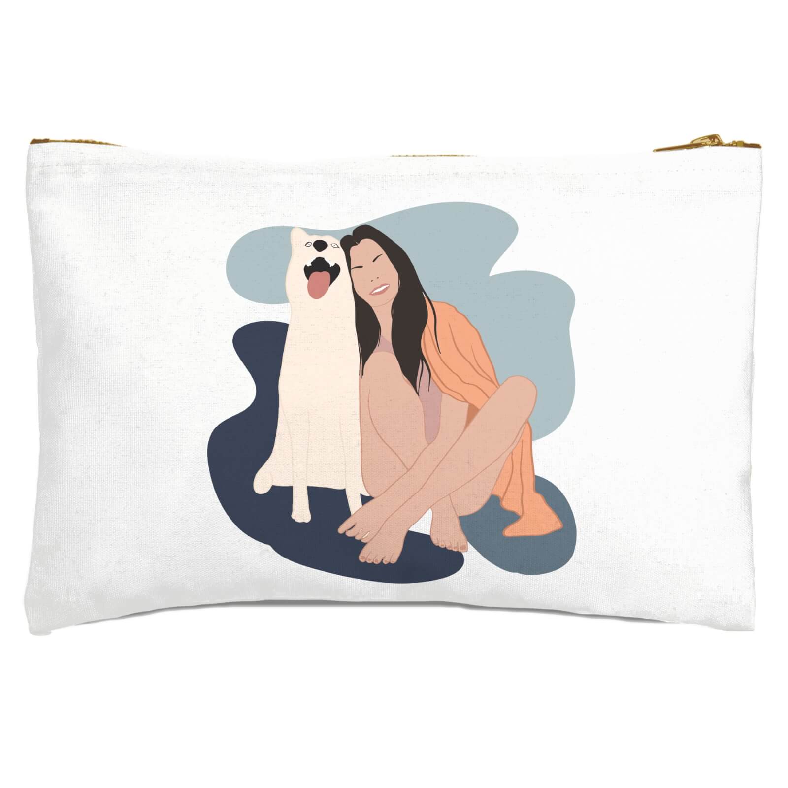 Smiles With The Pup Zipped Pouch