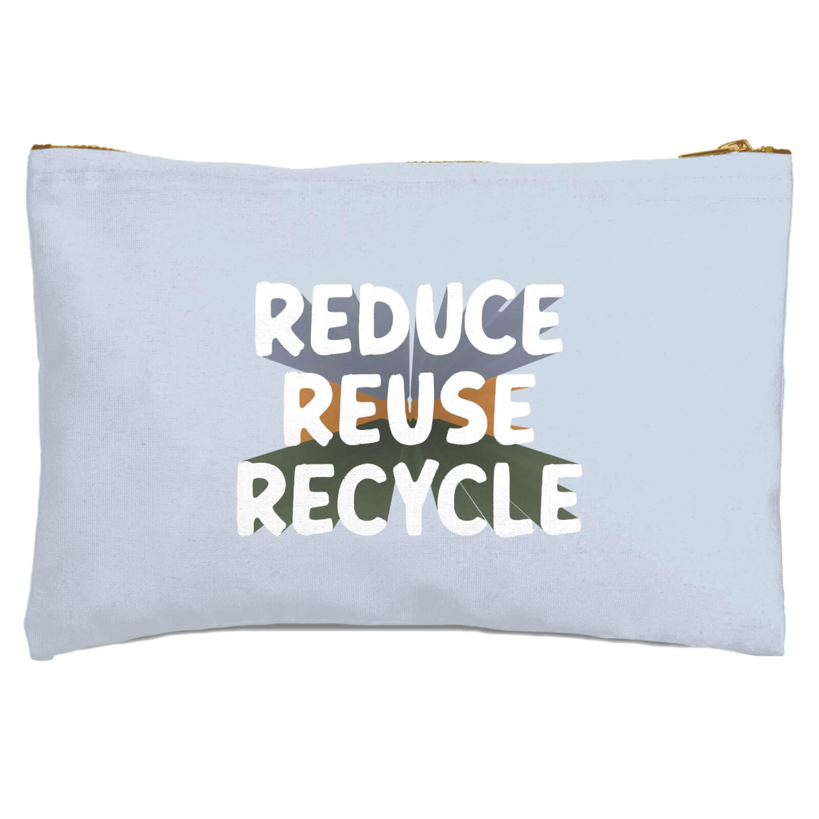 Reduce, Reuse, Recycle Zipped Pouch
