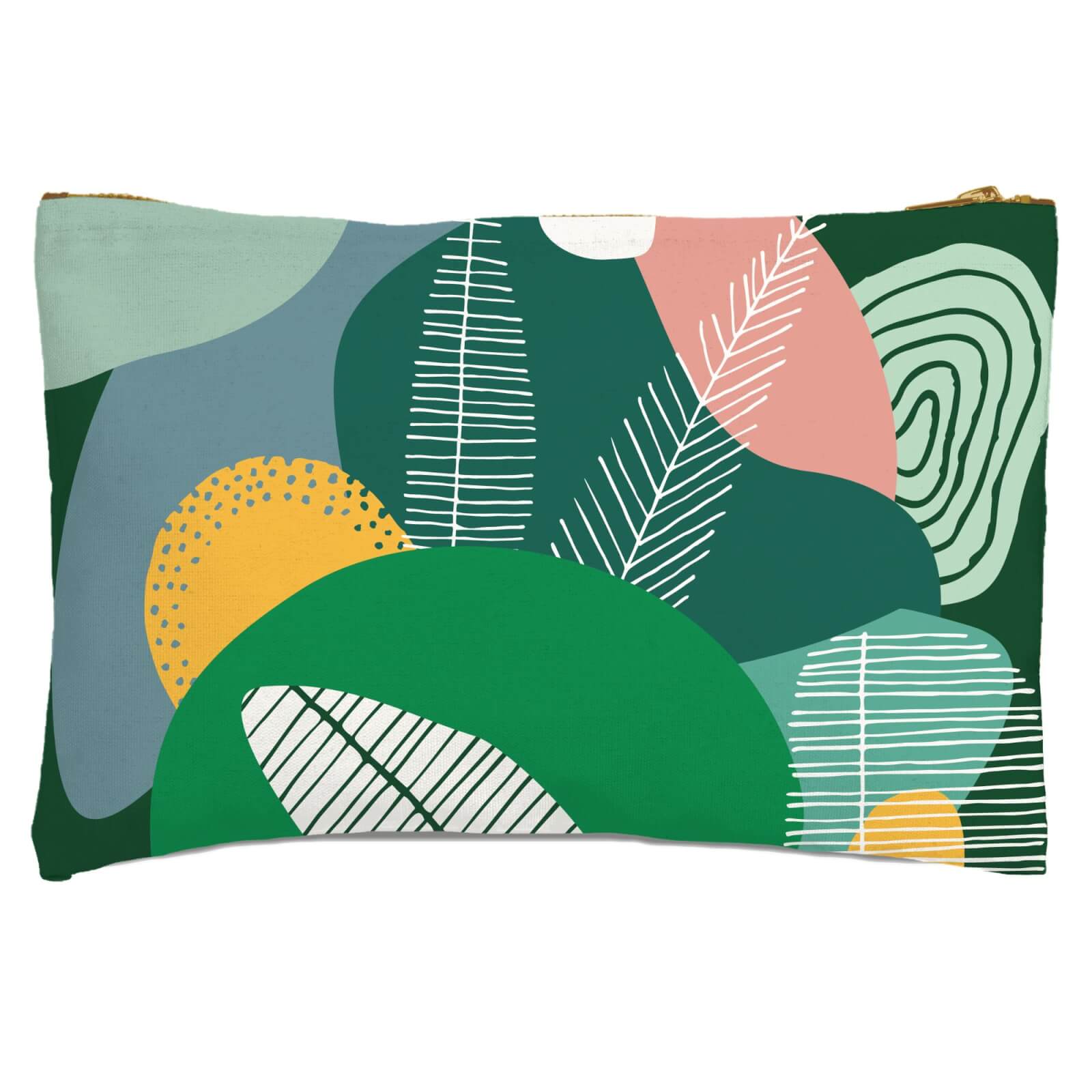 Deep Earth Tones Zipped Pouch
