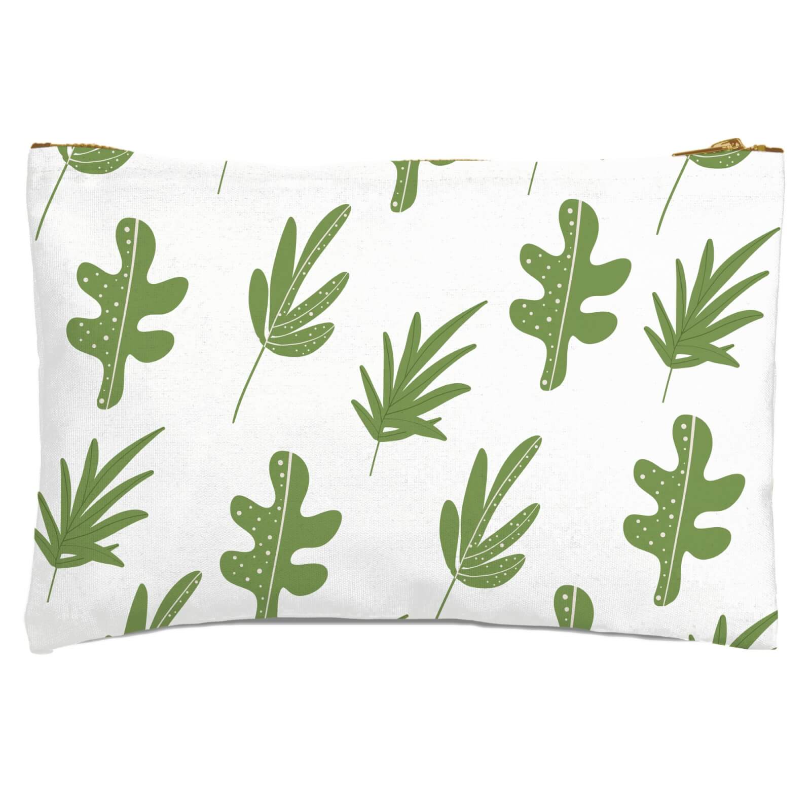 Multi Leaves Zipped Pouch