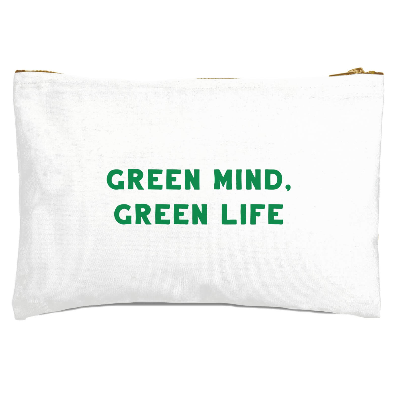 Green Mind, Green Life Zipped Pouch