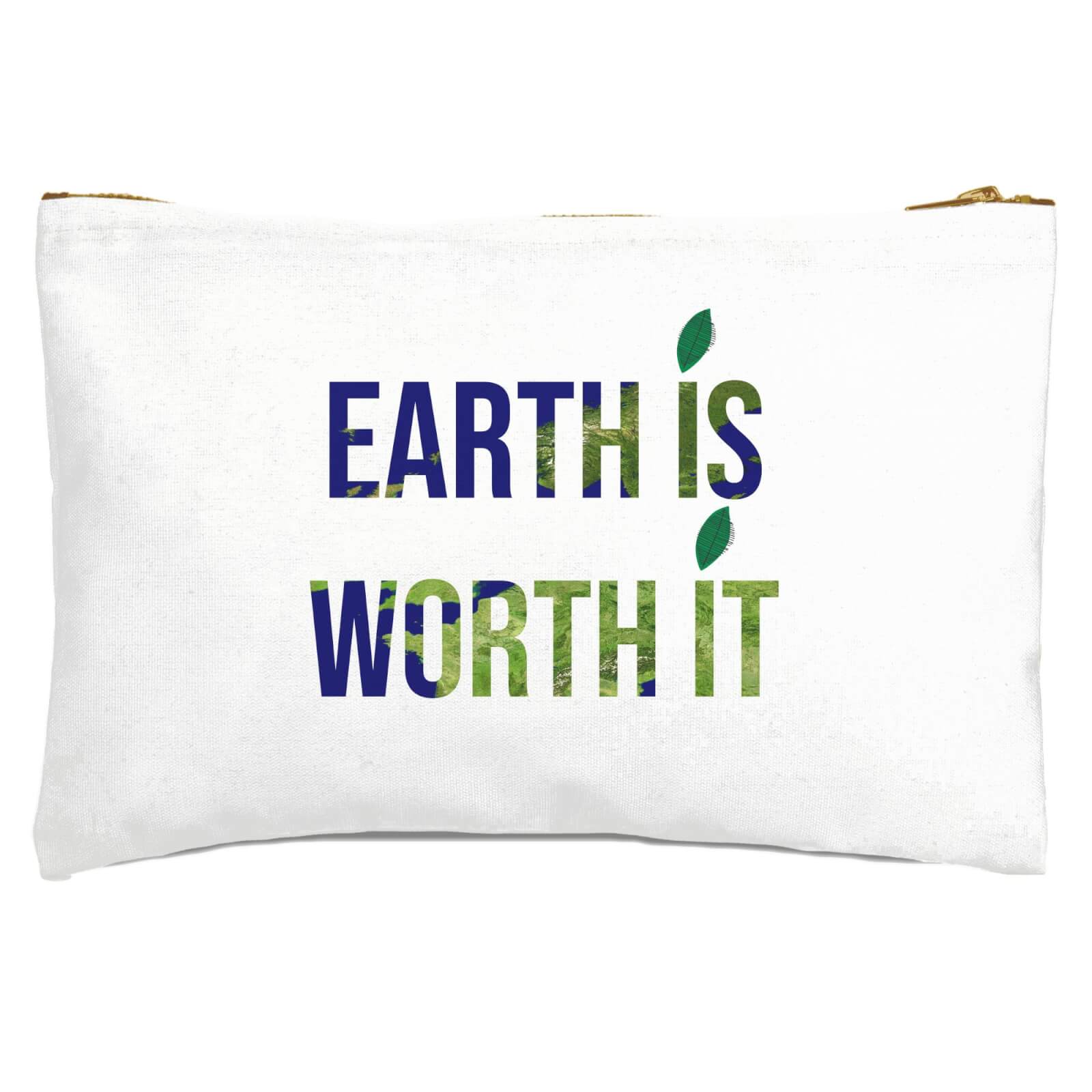 Earth Is Worth It Zipped Pouch