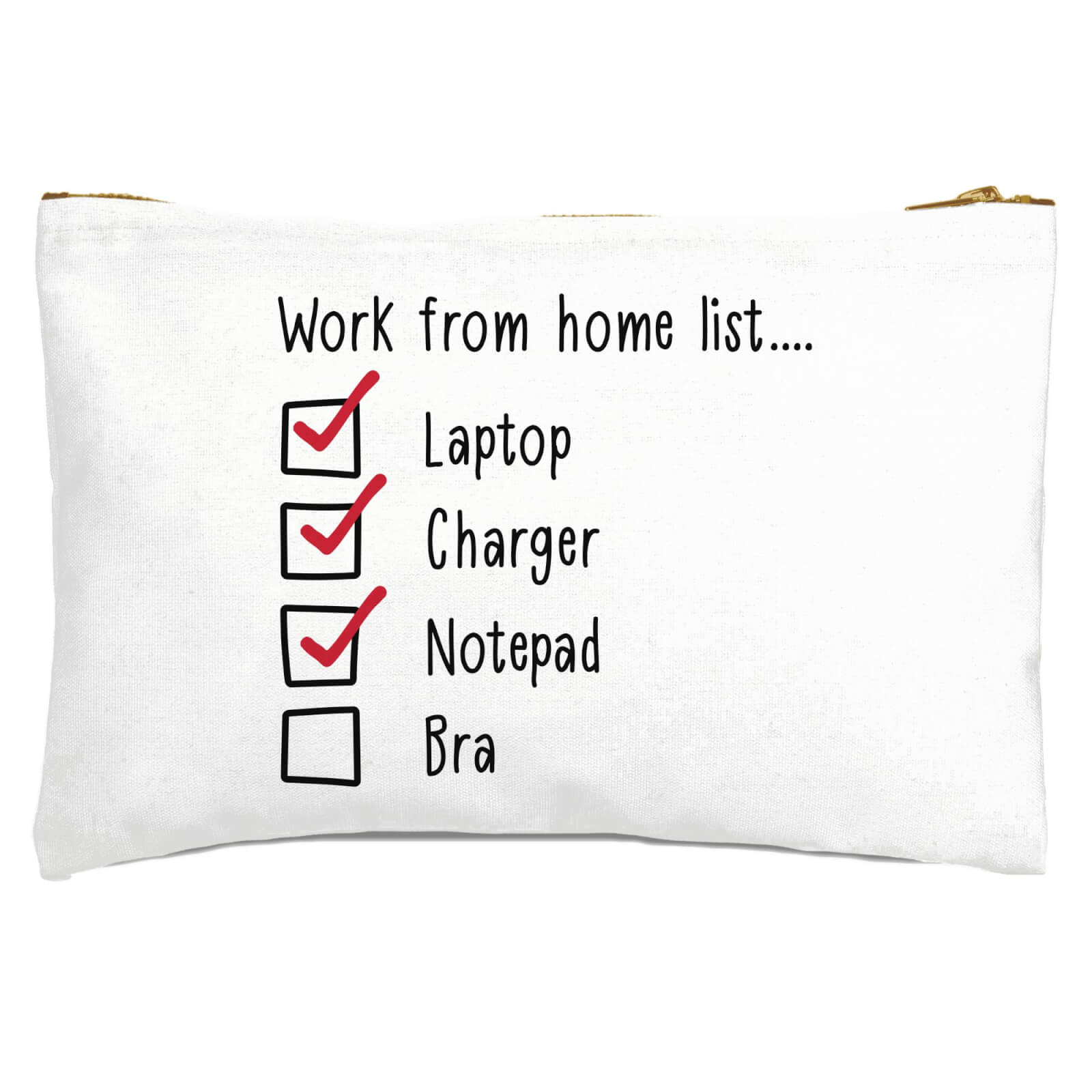 Do I Need A Bra? Zipped Pouch