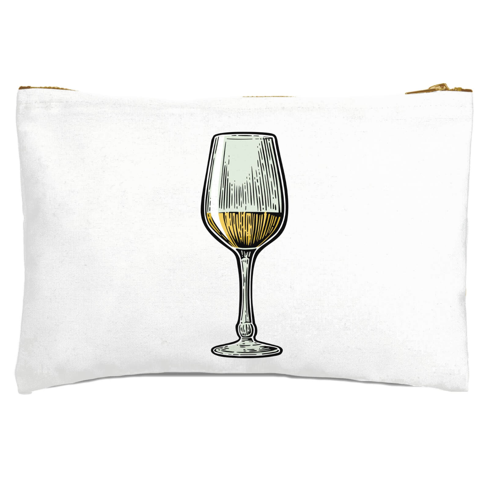White Wine Zipped Pouch