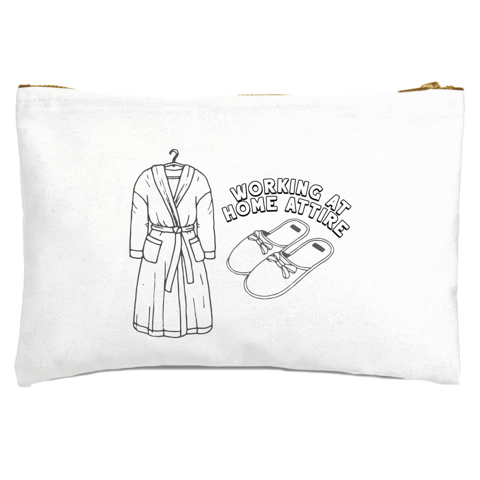 Working At Home Attire Zipped Pouch