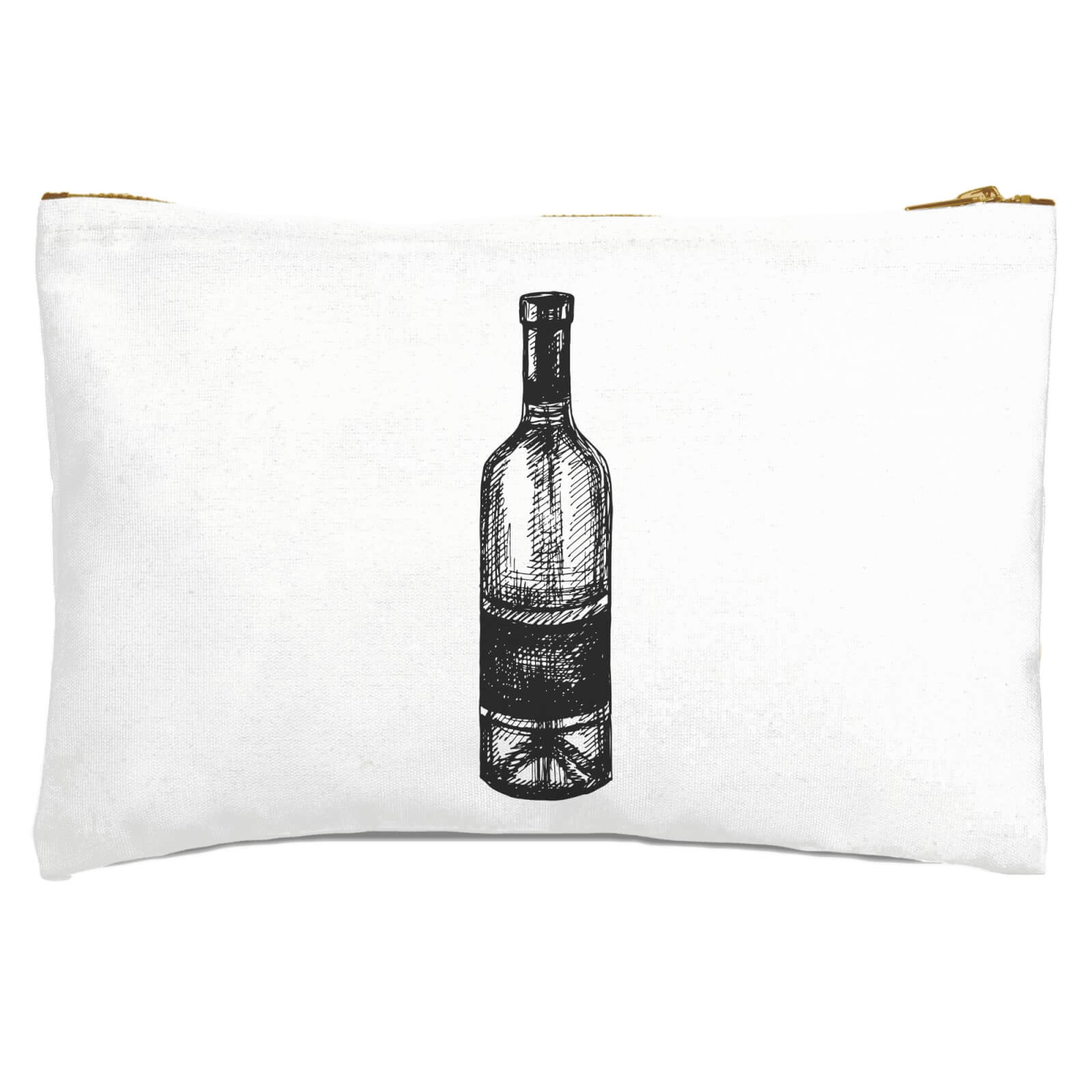 Wine Bottle Zipped Pouch