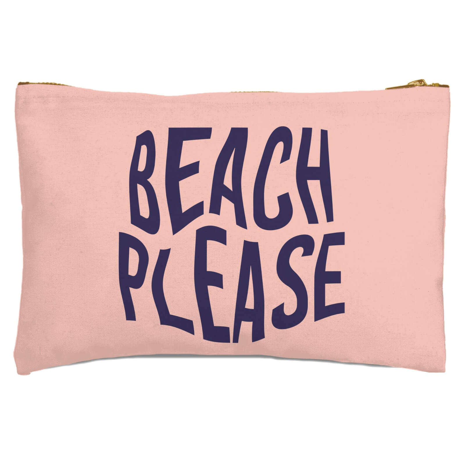 Beach Please Zipped Pouch