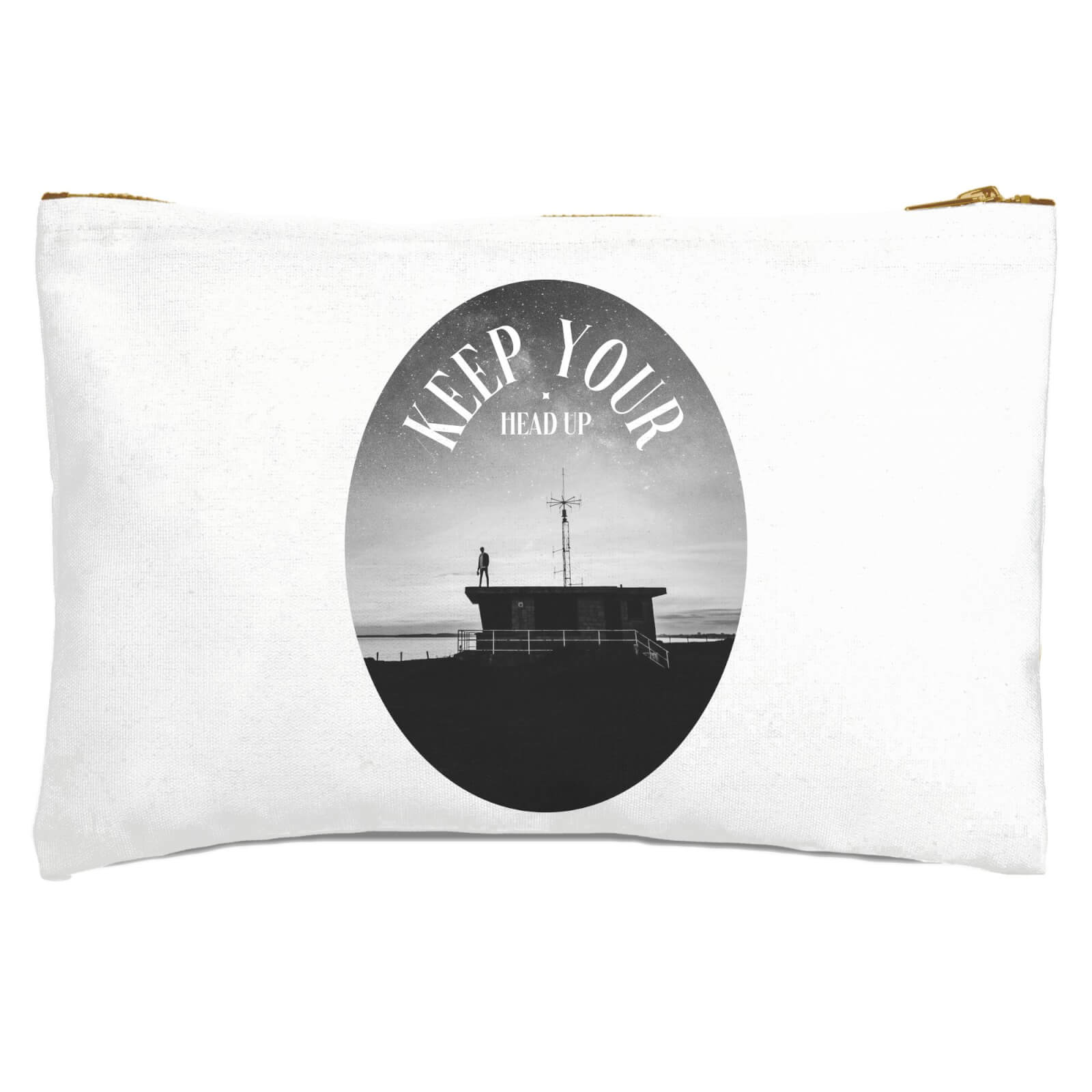 Keep Your Head Up Zipped Pouch