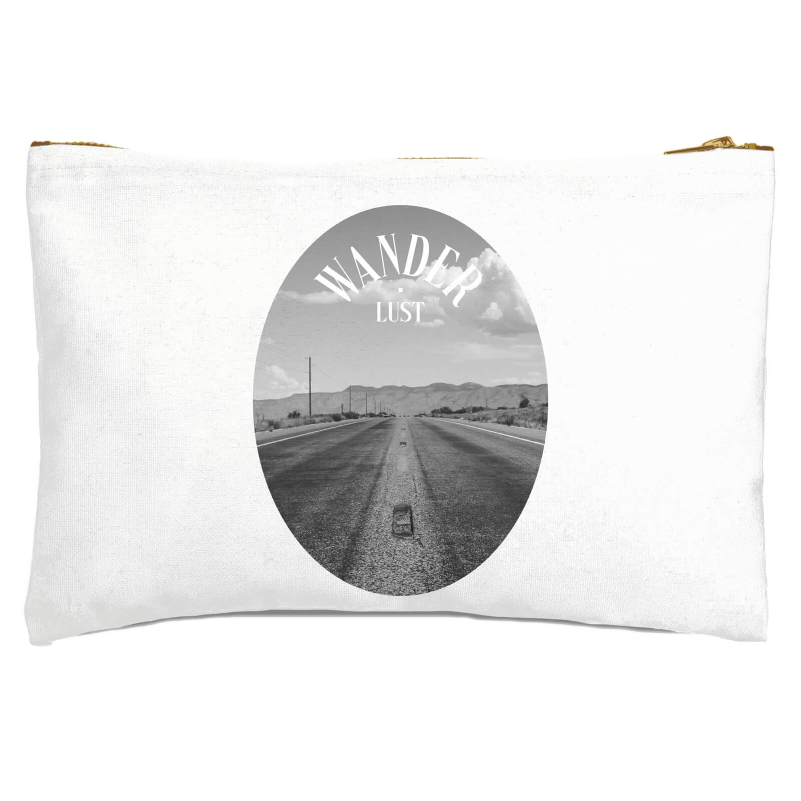 Wanderlust Zipped Pouch