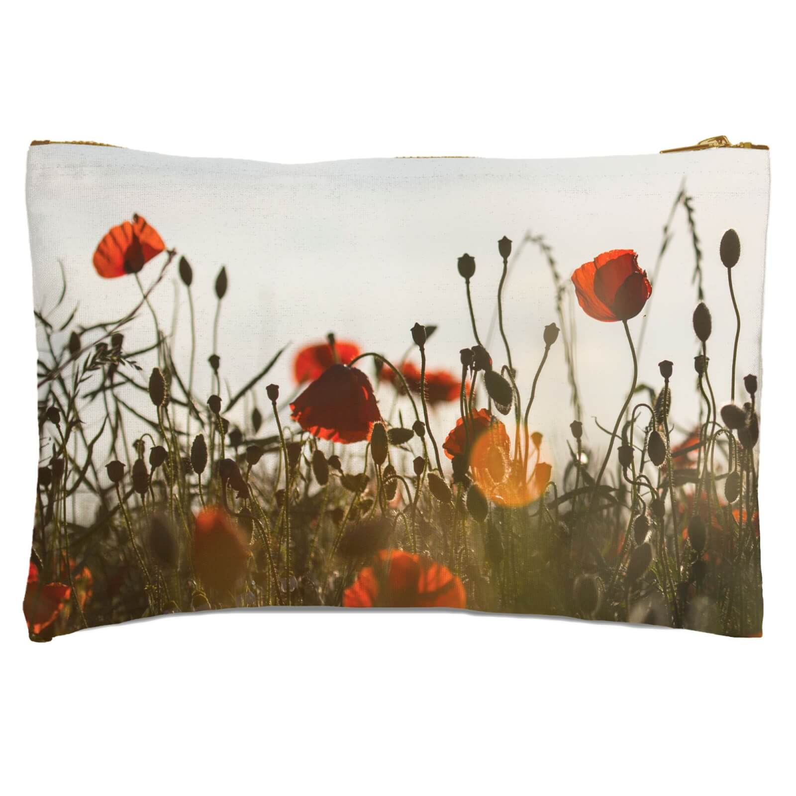 Summer Flowers Zipped Pouch