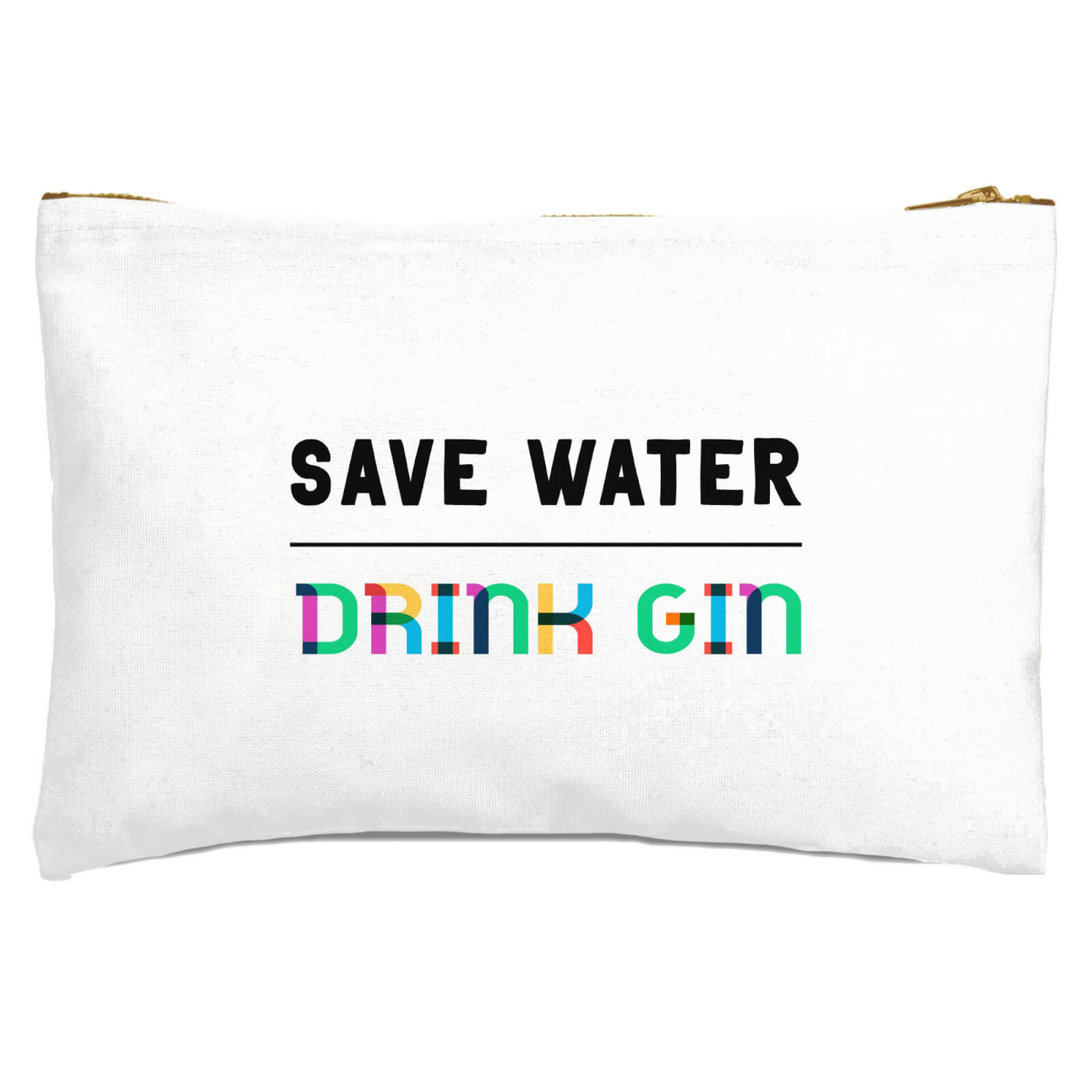 Save Water, Drink Gin Zipped Pouch