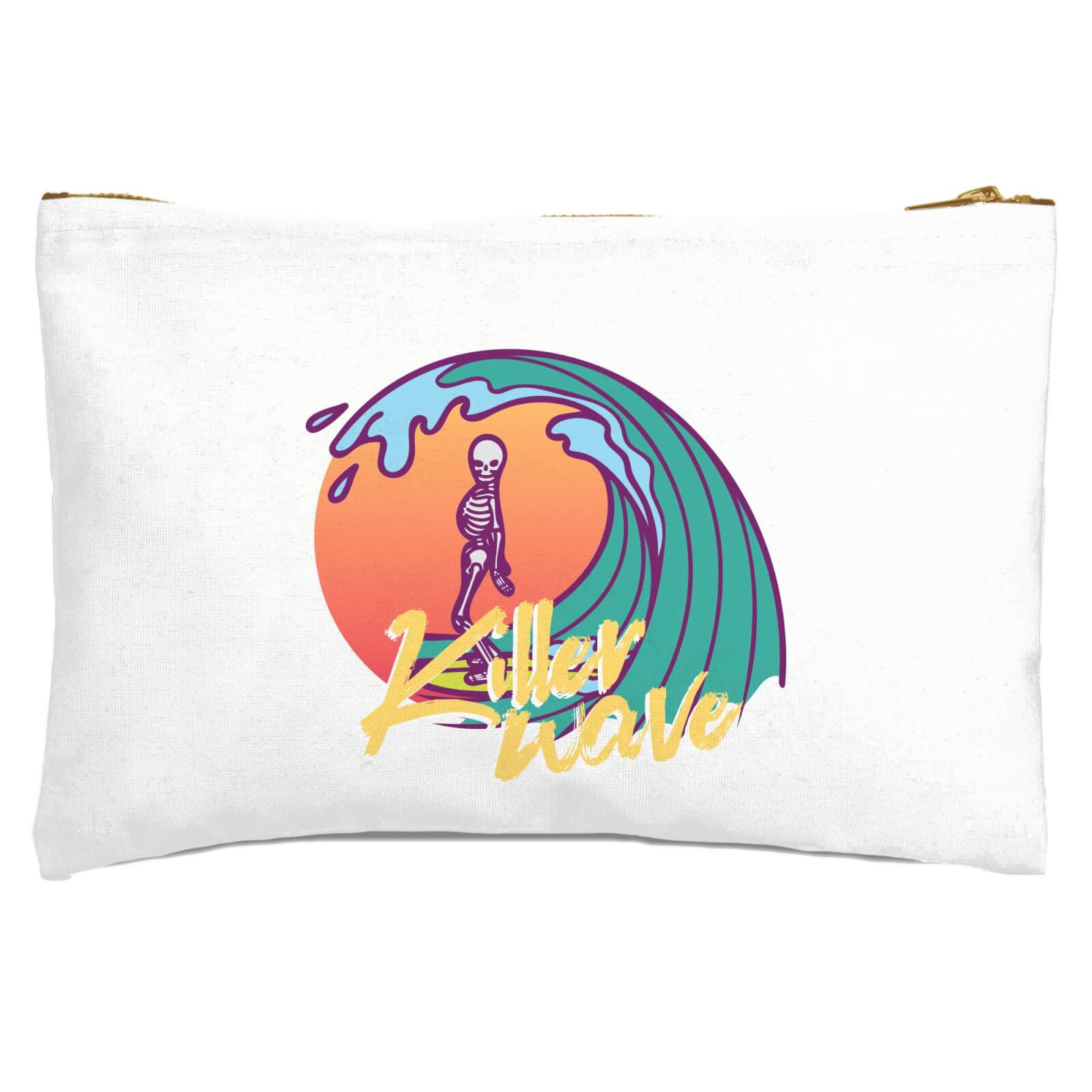 Killer Wave Dude Zipped Pouch