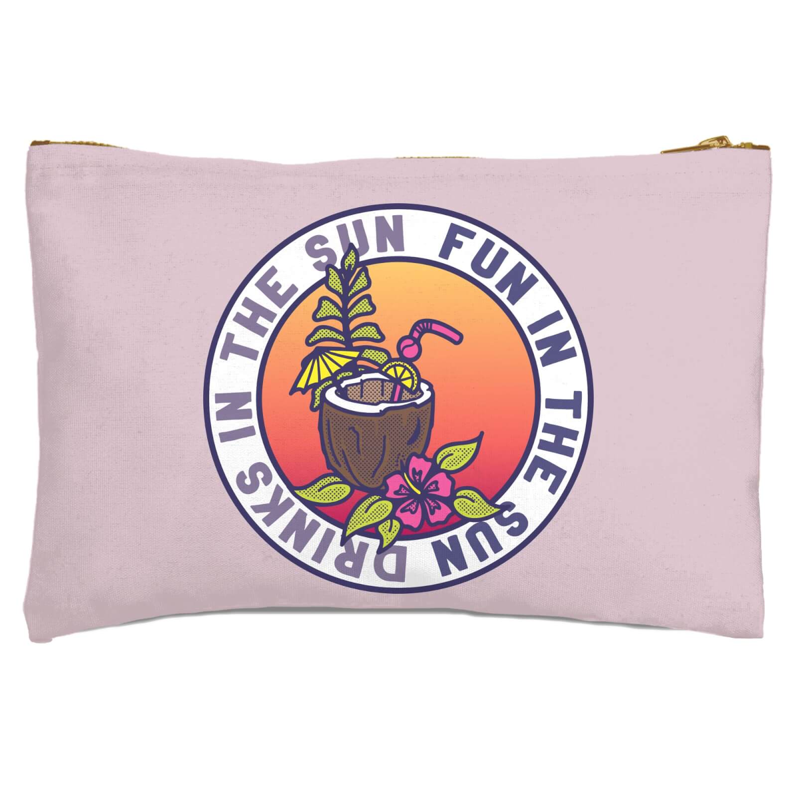 Fun In The Sun Drinks In The Sun Zipped Pouch