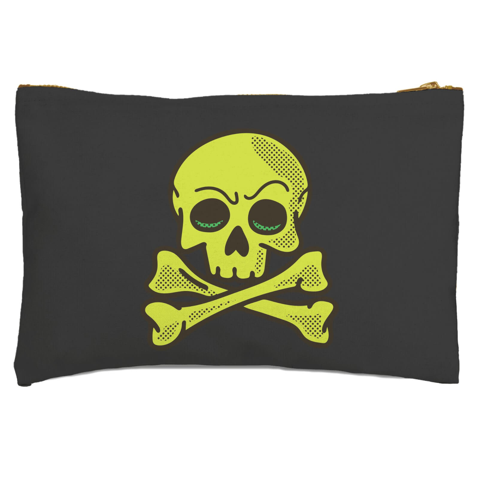 Skater Skull Zipped Pouch