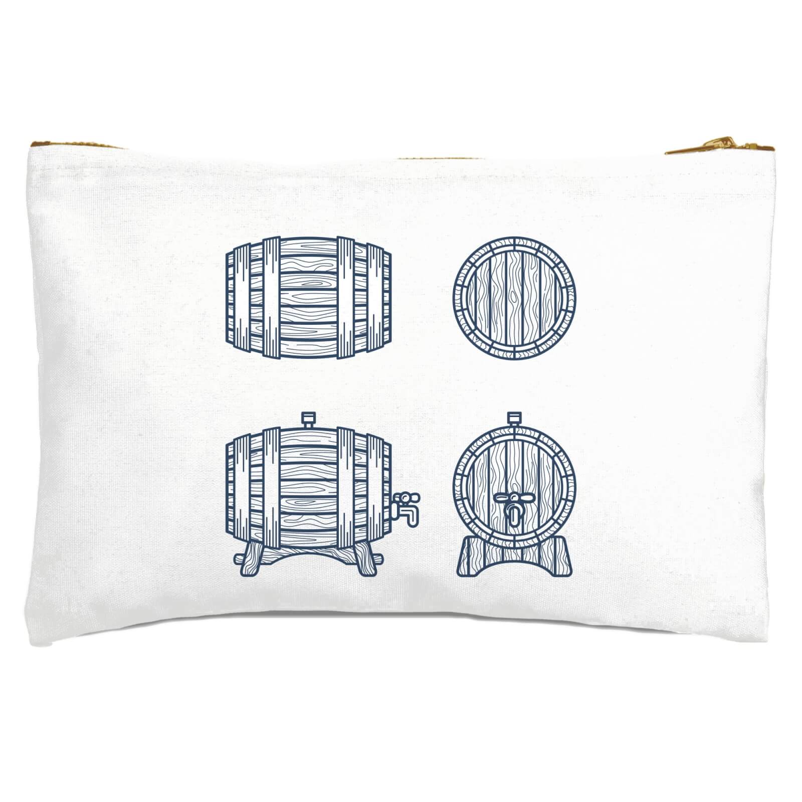 Beer Barrels Zipped Pouch
