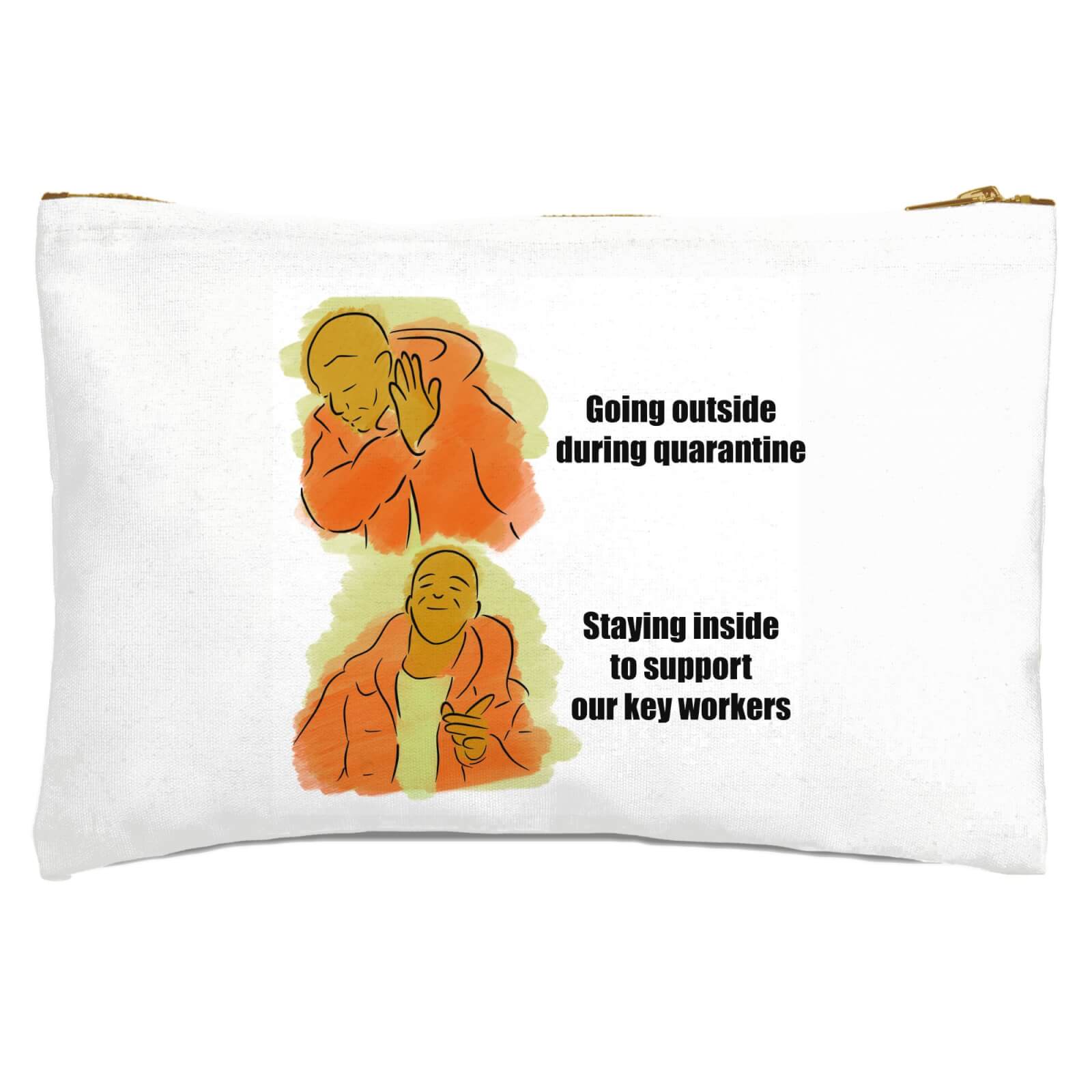 Key Worker Meme Zipped Pouch