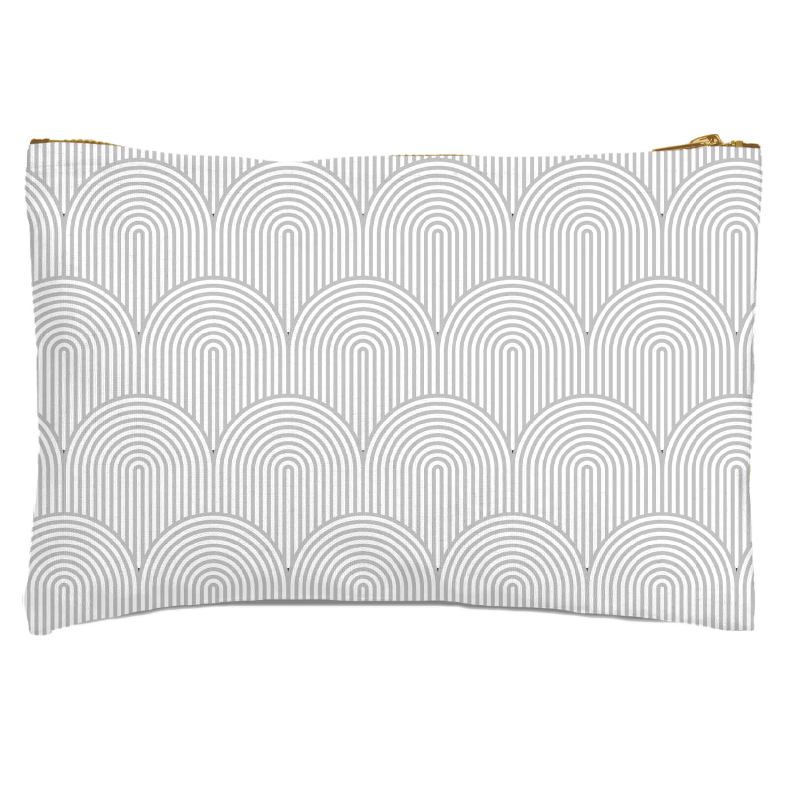 Trippy Rainbow Grey Zipped Pouch