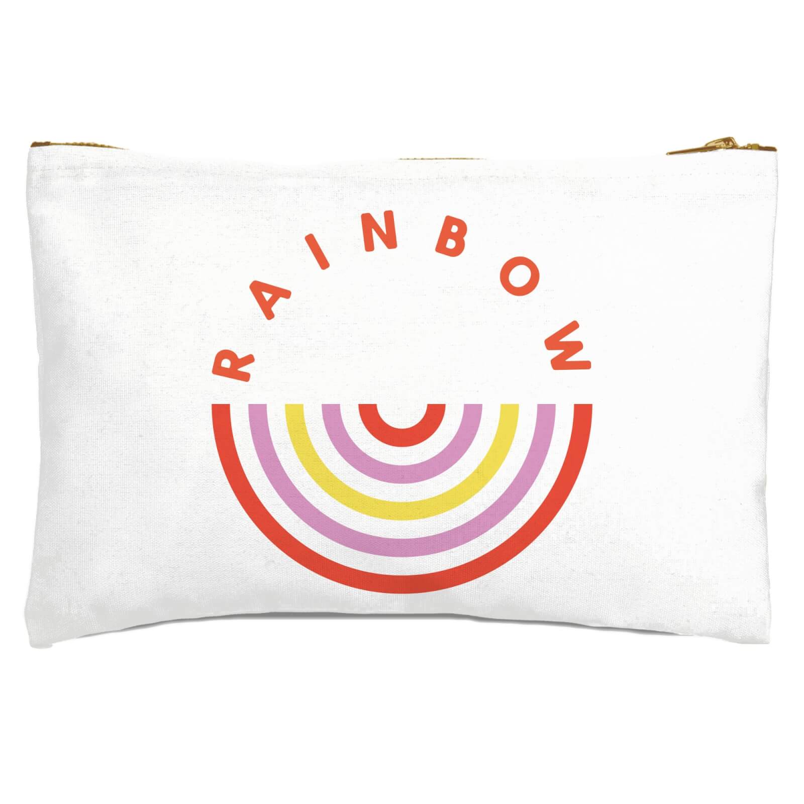 Upside Down Rainbow Zipped Pouch