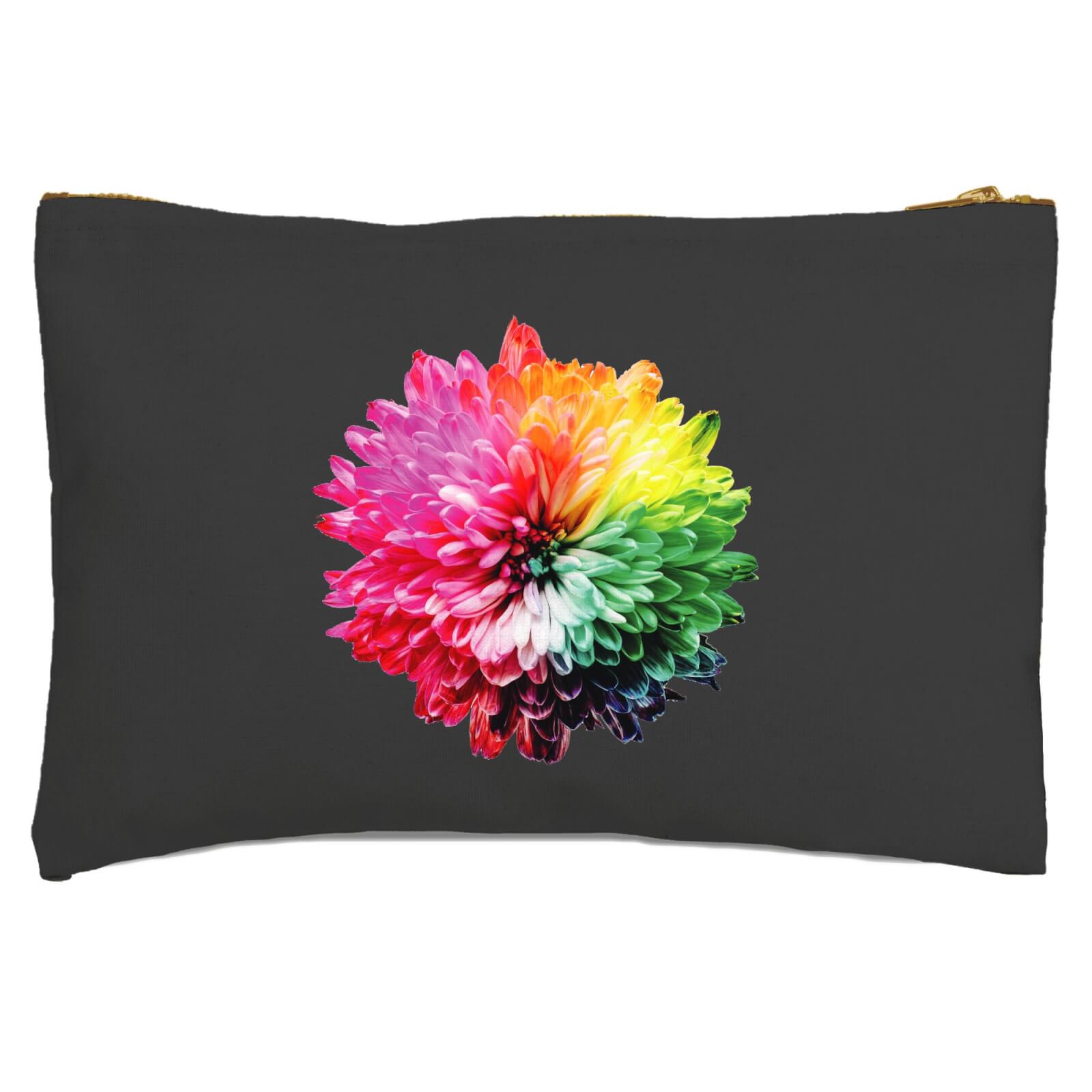 Fluro Flower Zipped Pouch