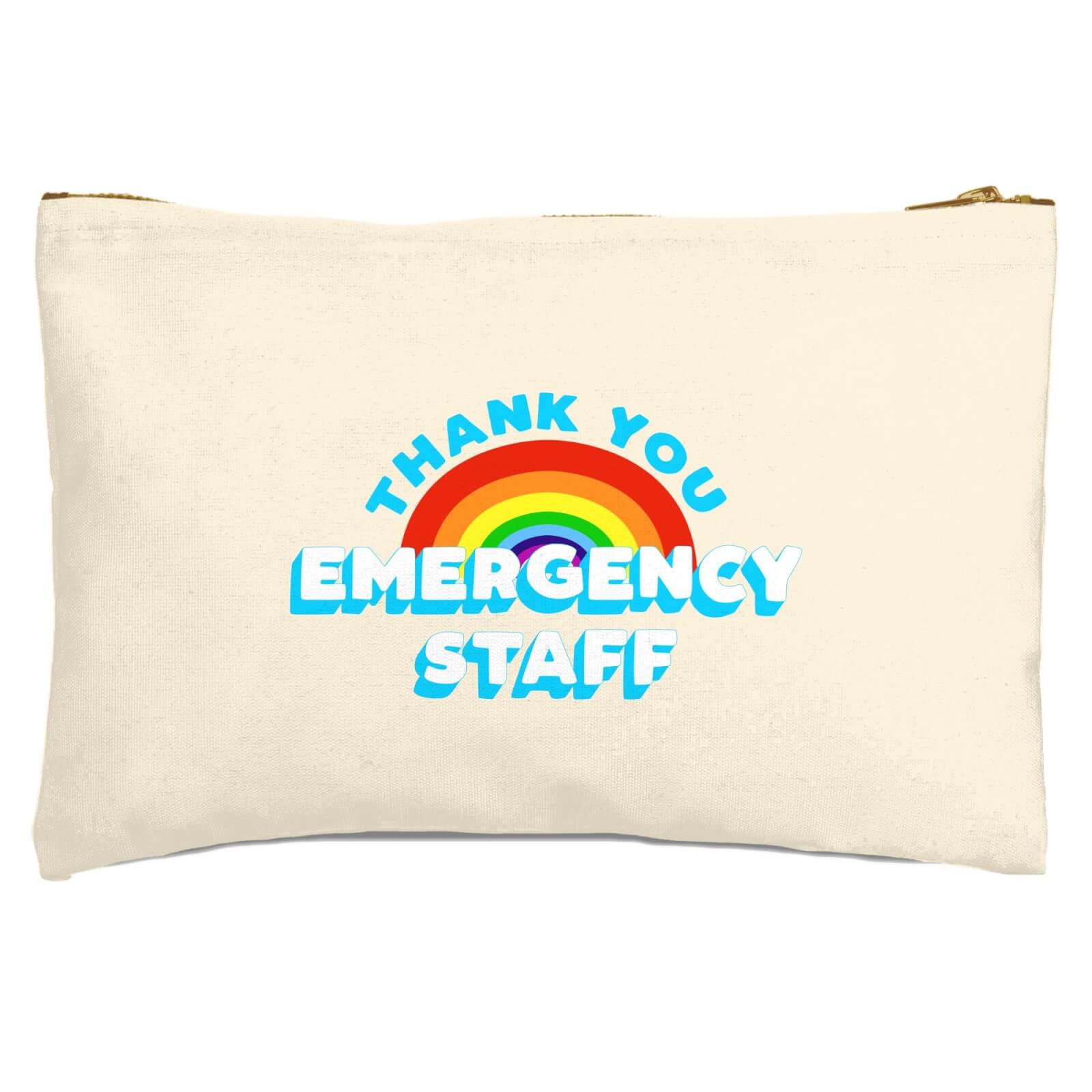Thank You Emergency Staff Zipped Pouch