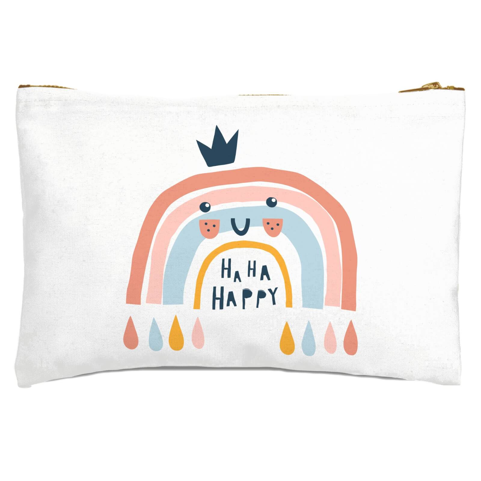 Ha Ha Happy Zipped Pouch