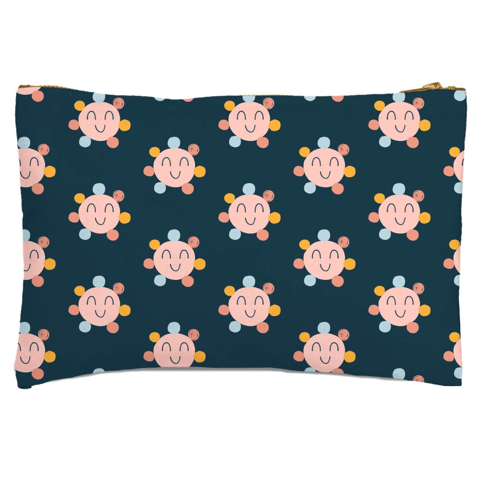 Sunny Dark Zipped Pouch