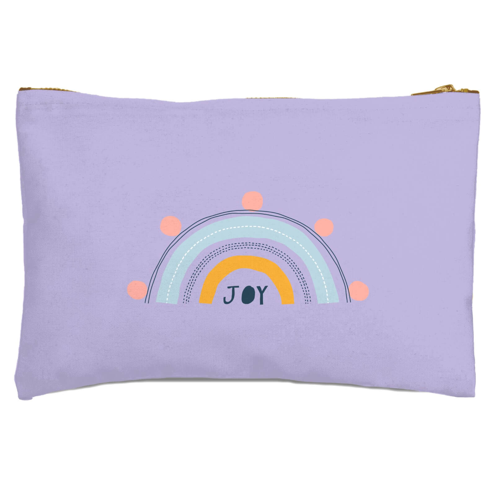 Joy Rainbow Zipped Pouch
