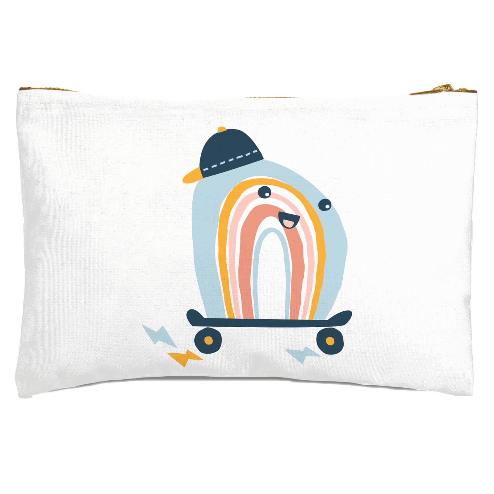 Skating Rainbow Zipped Pouch