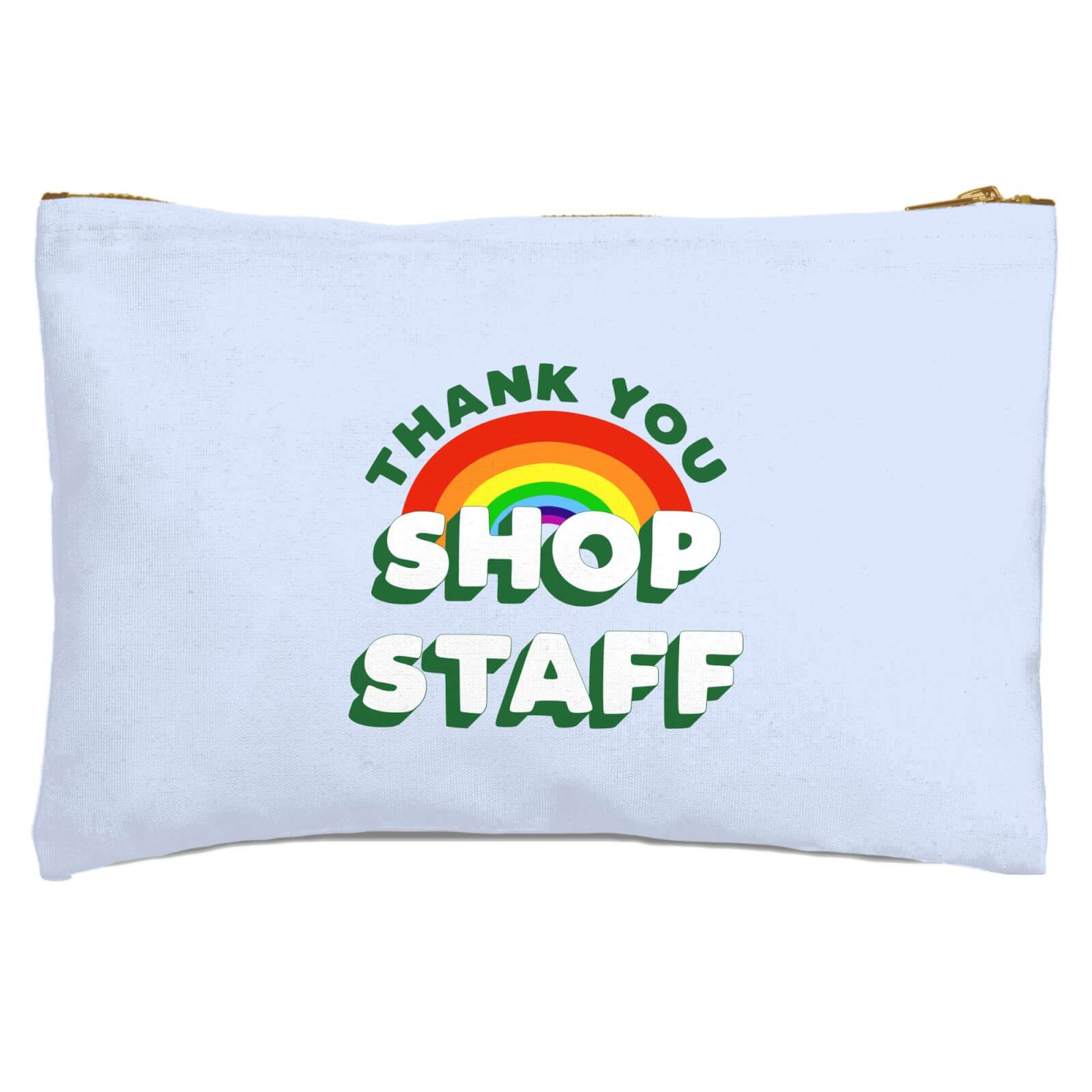Thank You Shop Staff Zipped Pouch