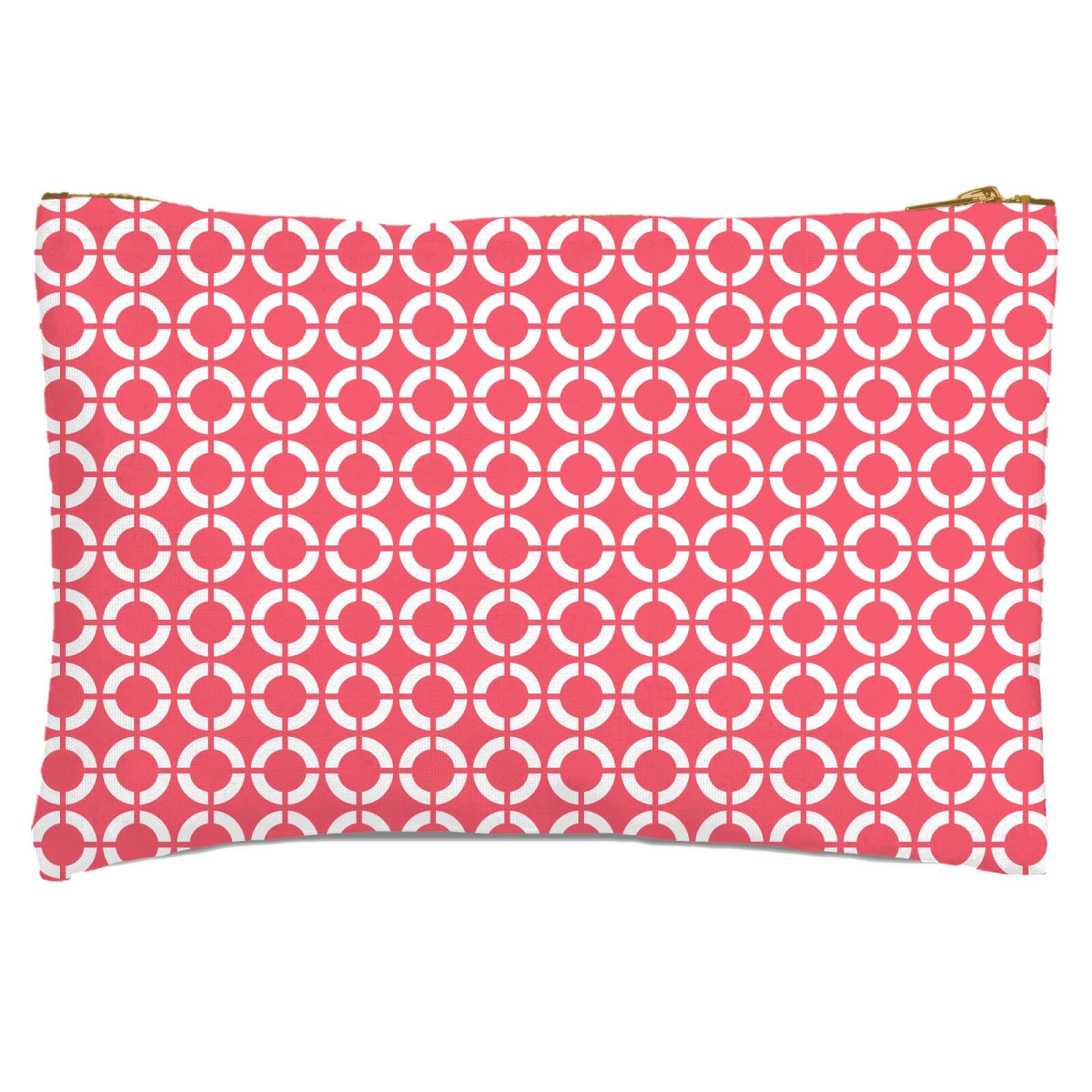 Circular Linear Zipped Pouch