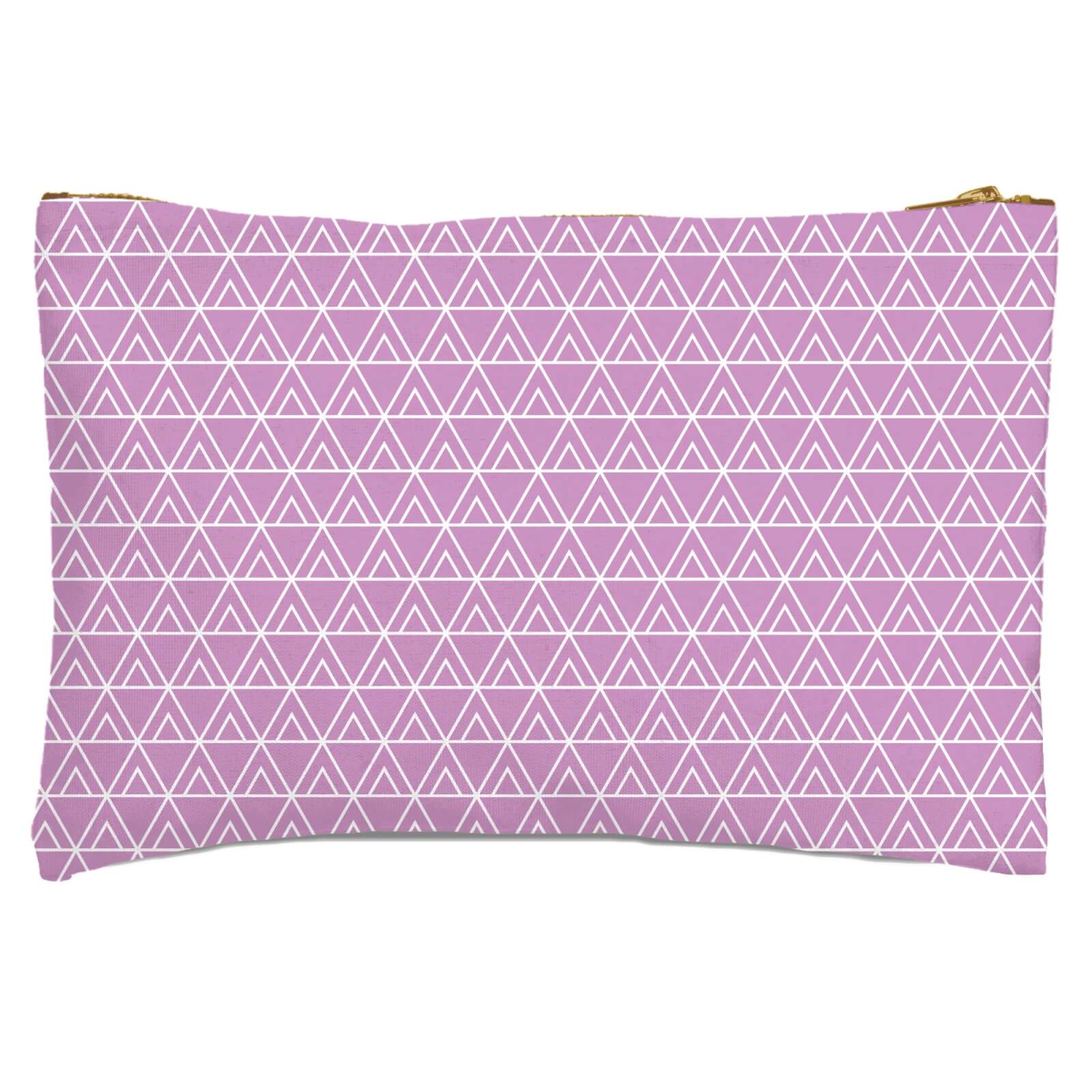 Linear Triangles Zipped Pouch