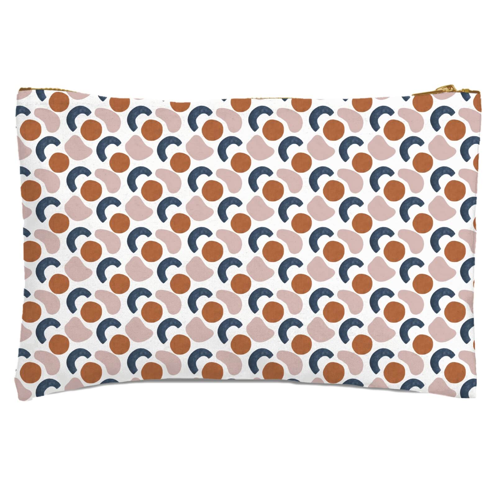 Circular Blobs Zipped Pouch