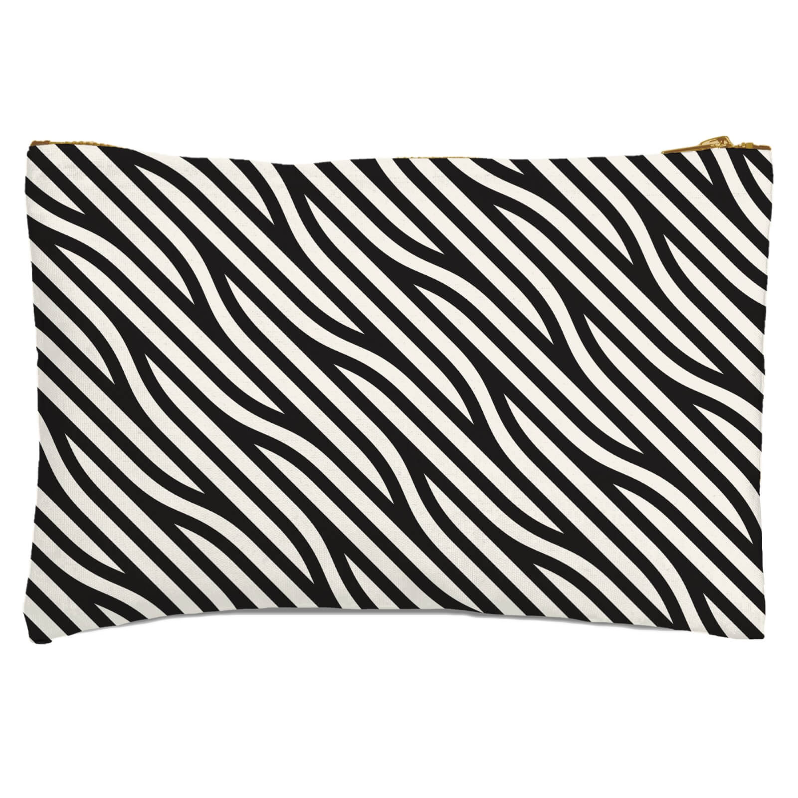 Bold Diagonal Lines Zipped Pouch