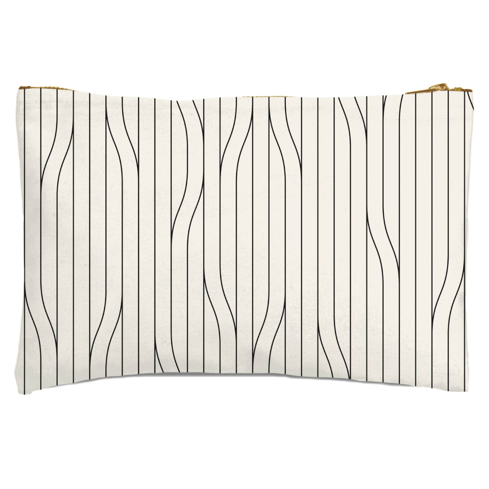 Thin Warped Lines Zipped Pouch