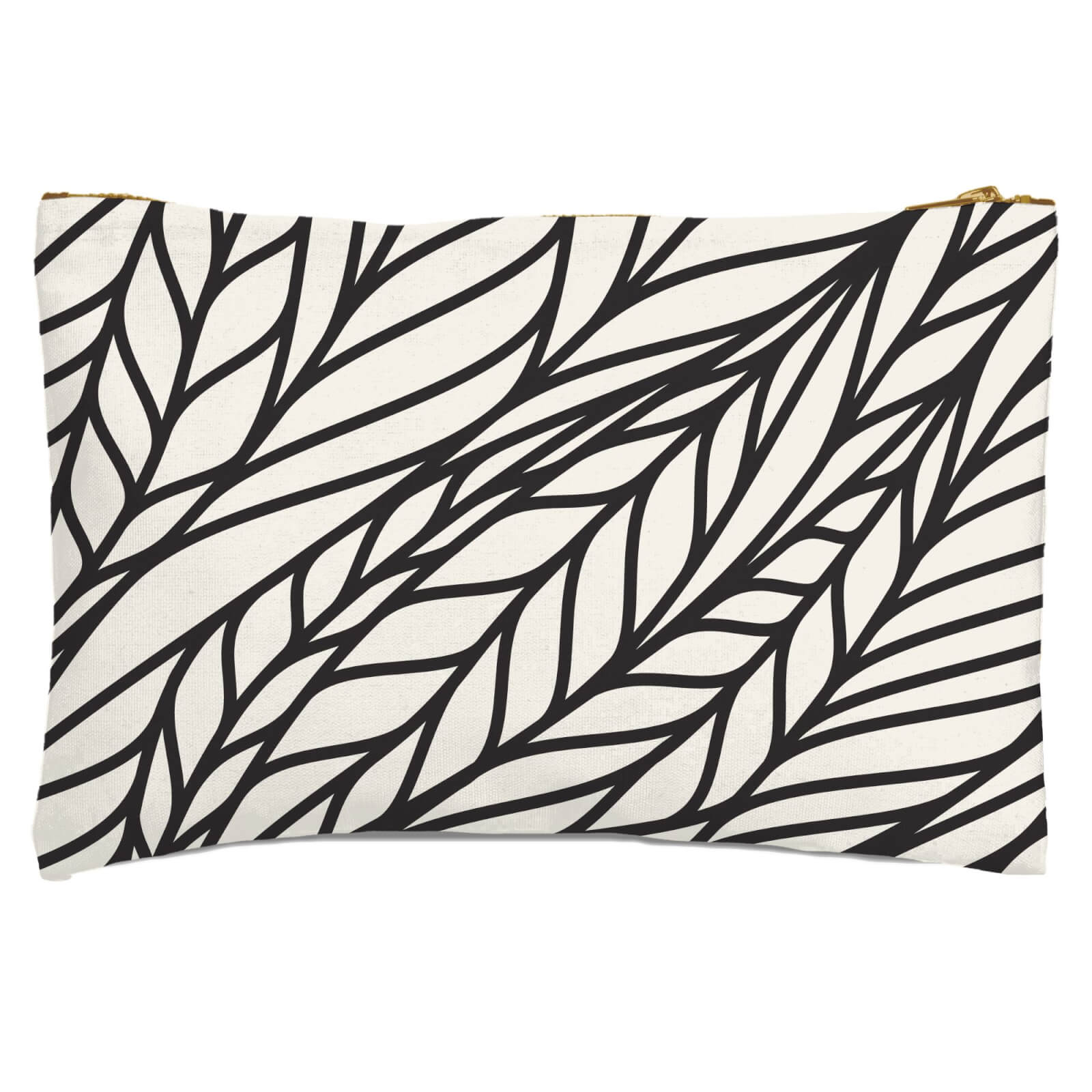 Leave Veins Zipped Pouch