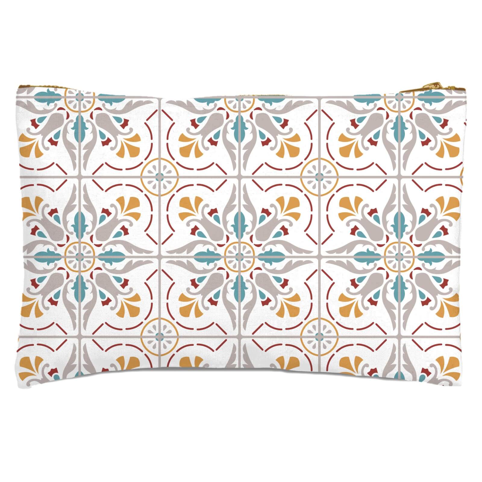 Moroccan Tiles Zipped Pouch