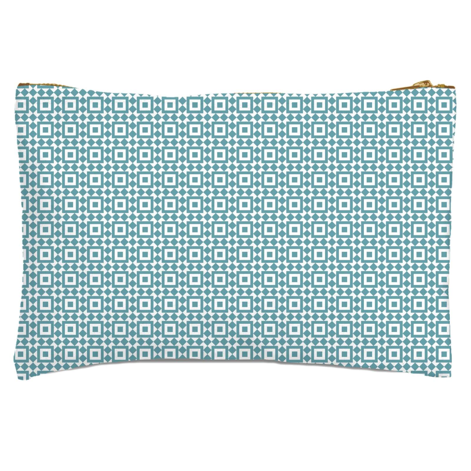 Small Squares Zipped Pouch