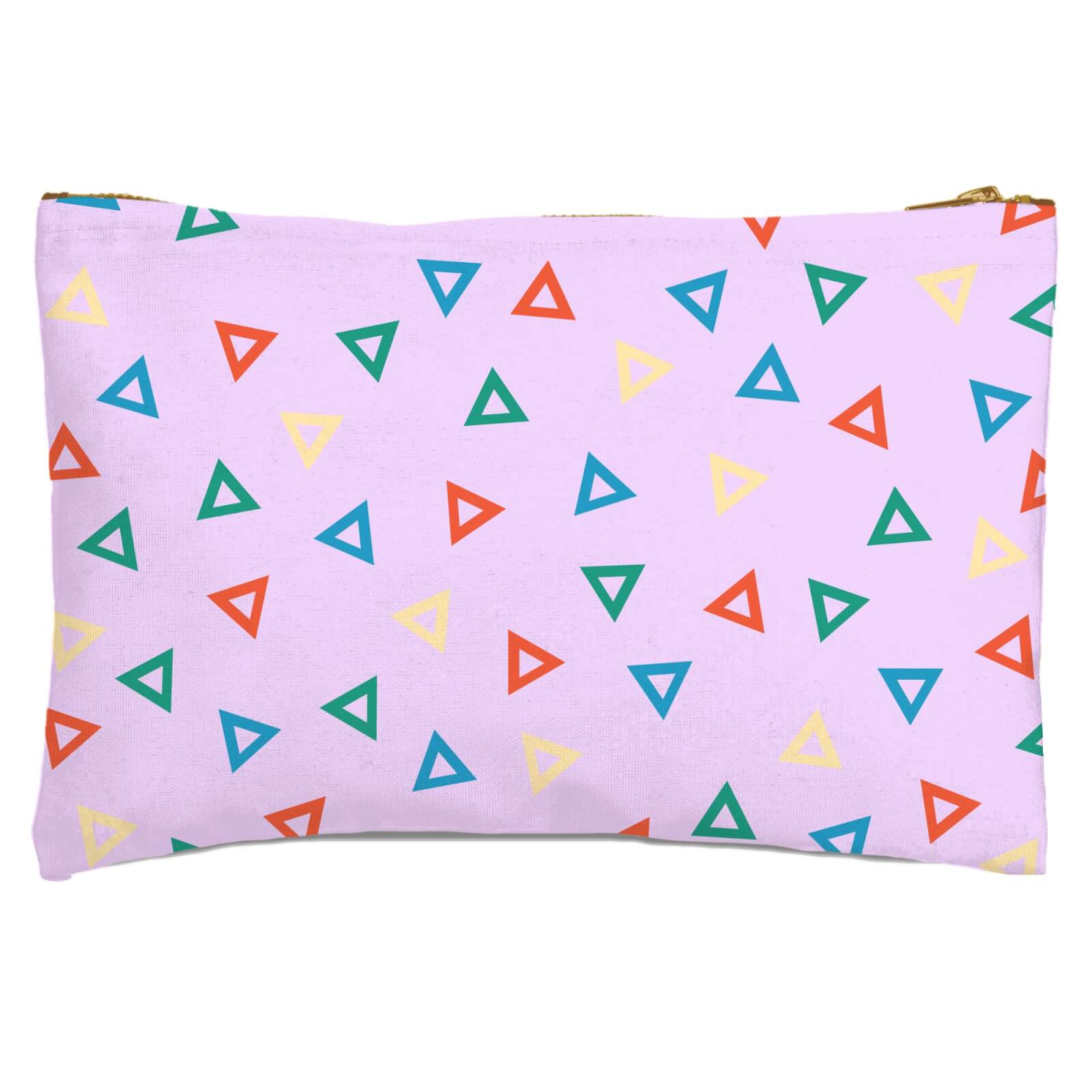 Rainbow Triangles Zipped Pouch