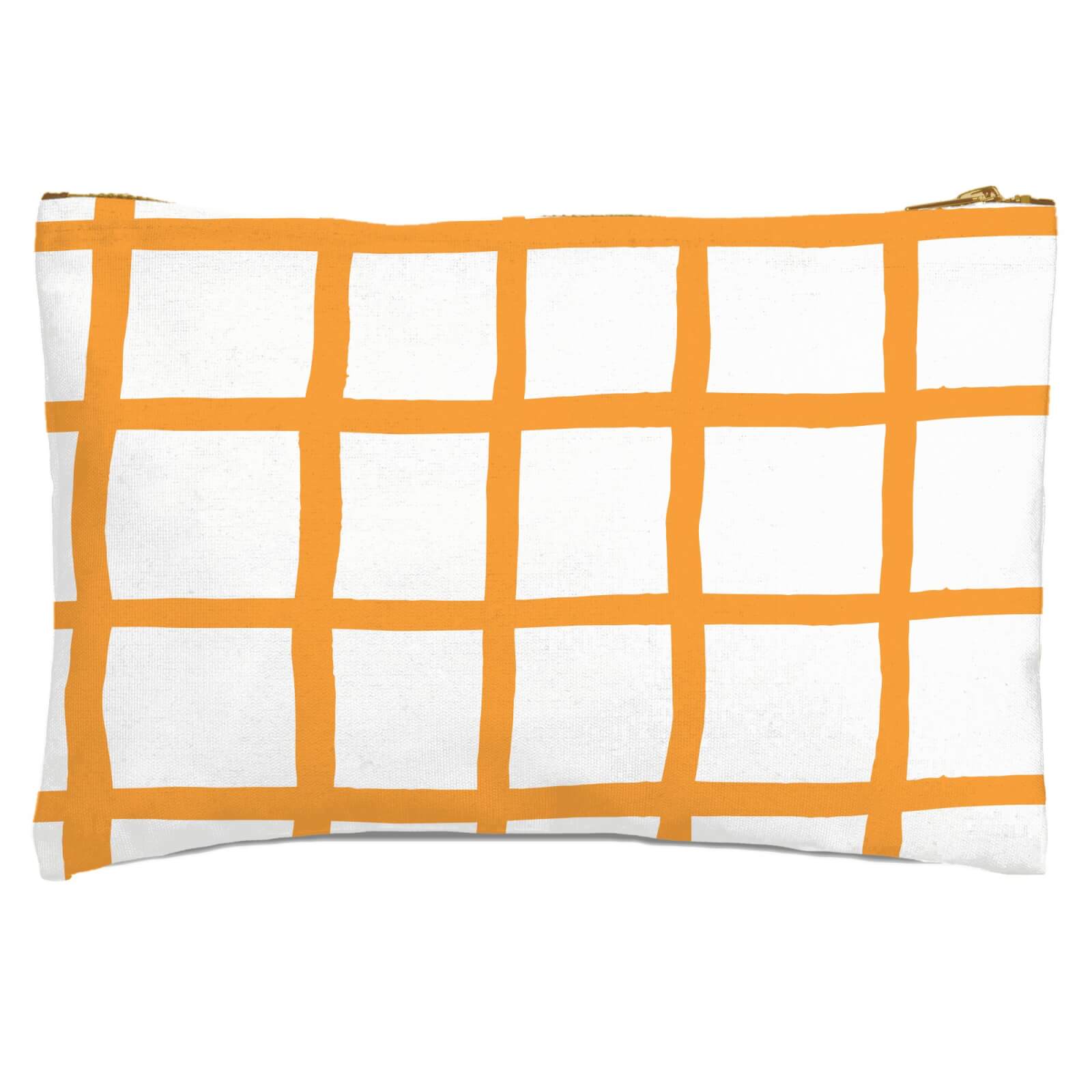 Large Cross Check Zipped Pouch