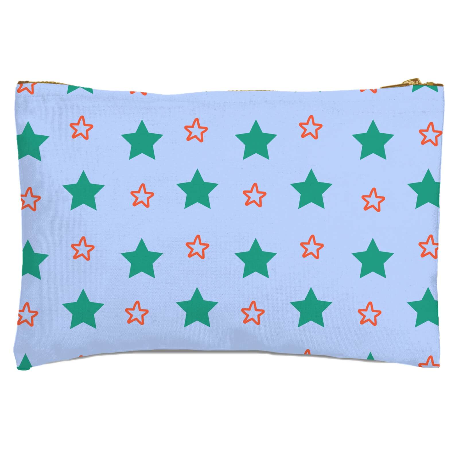 Mixed Stars Zipped Pouch