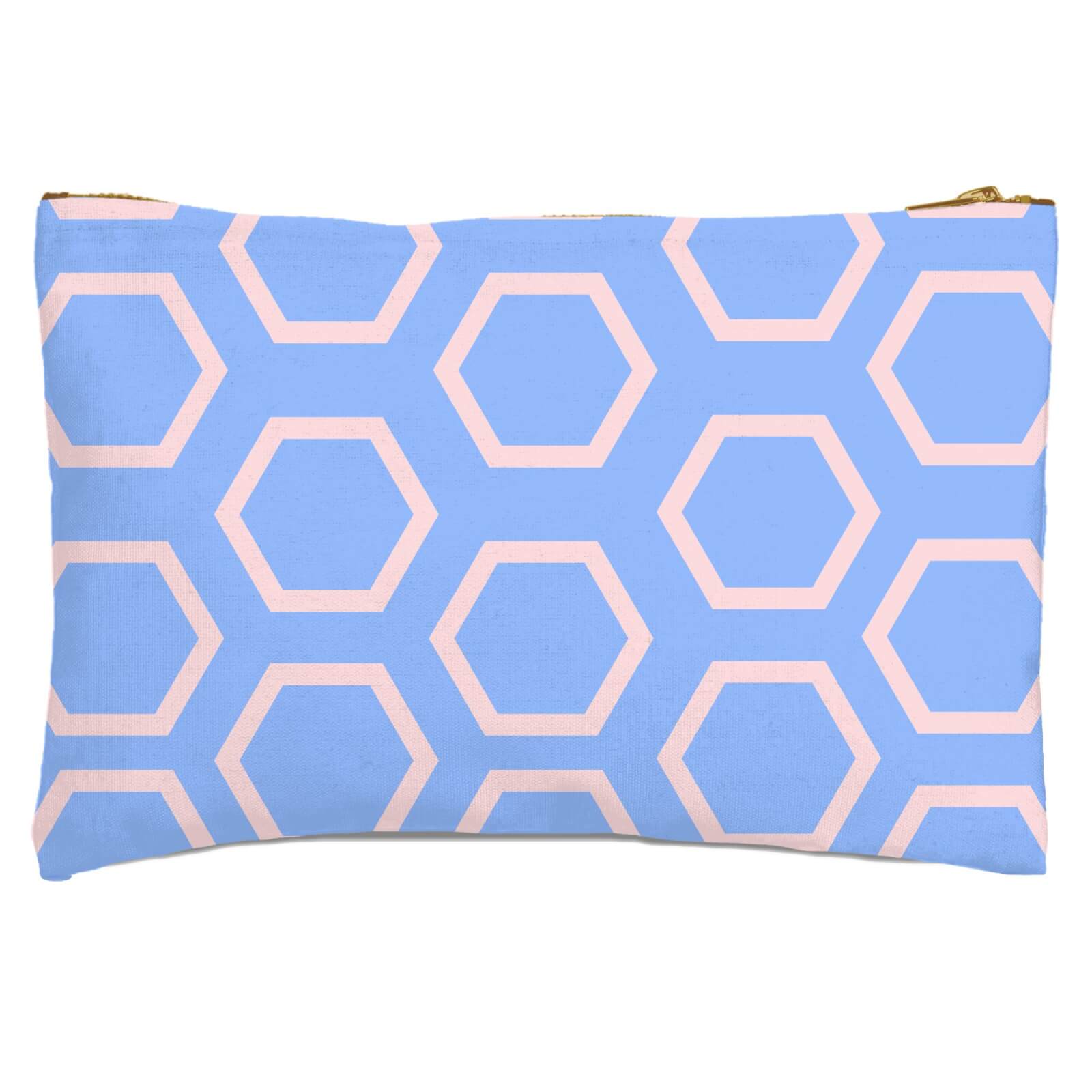 Hexagons Zipped Pouch