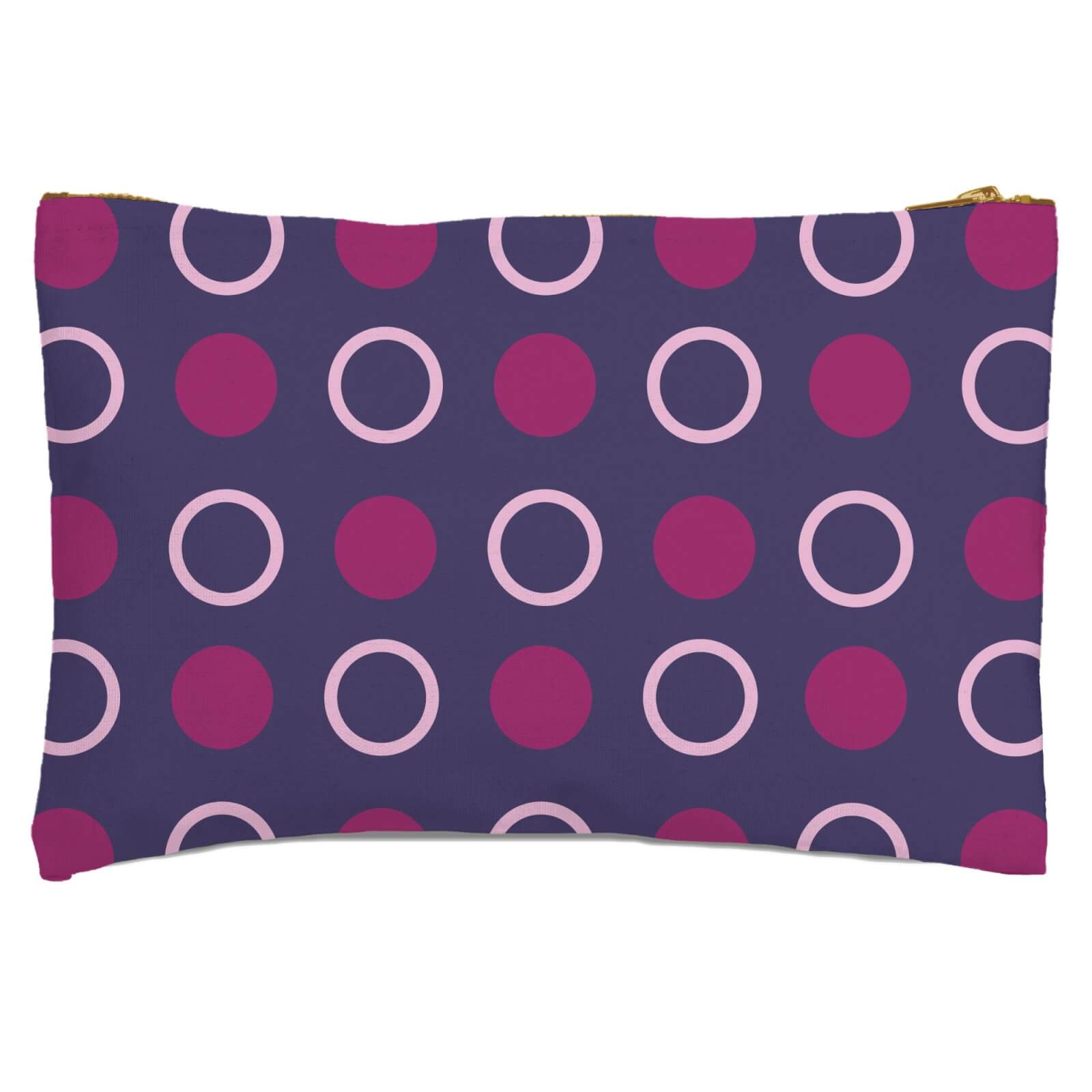 Mixed Circles Zipped Pouch