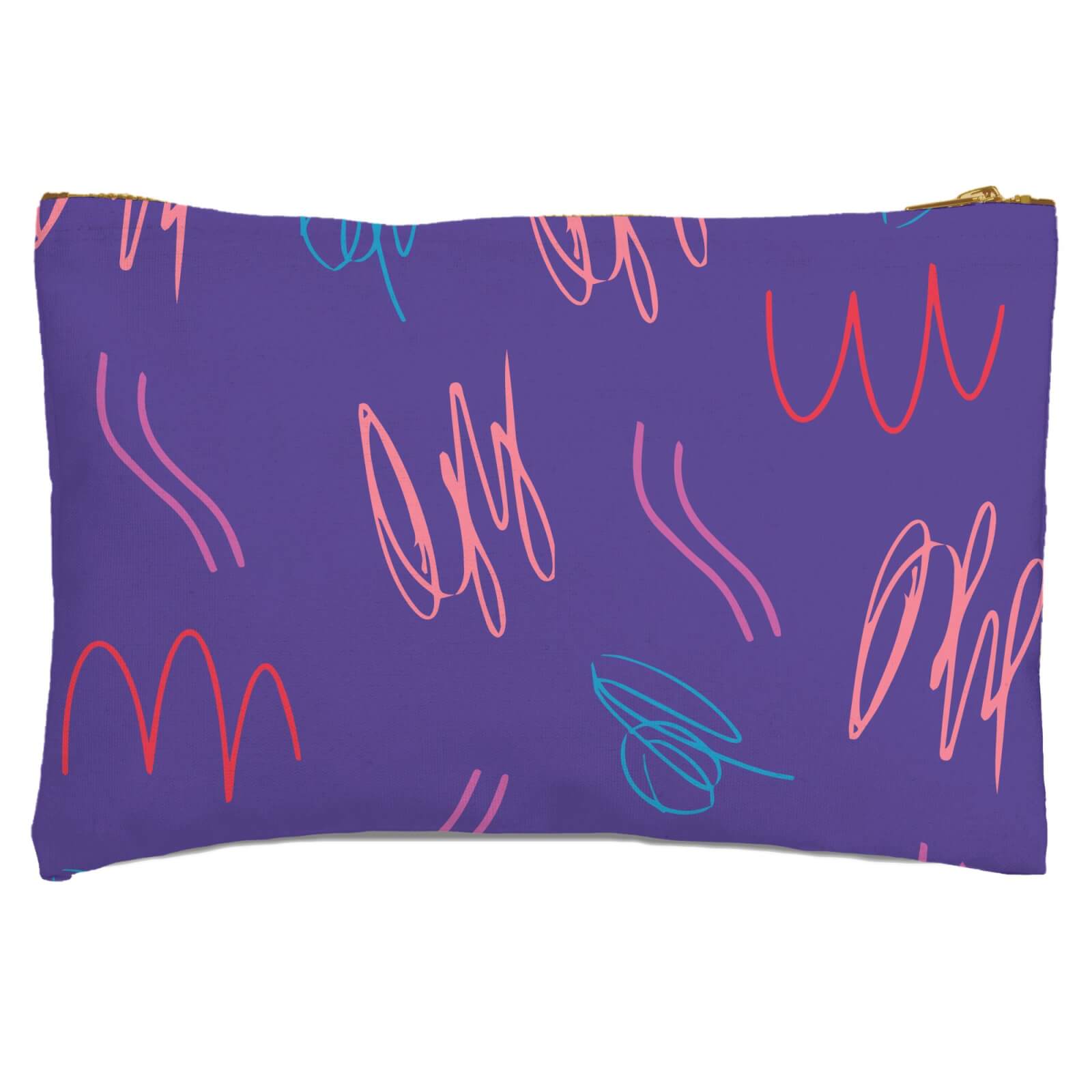 Scribble Art Zipped Pouch