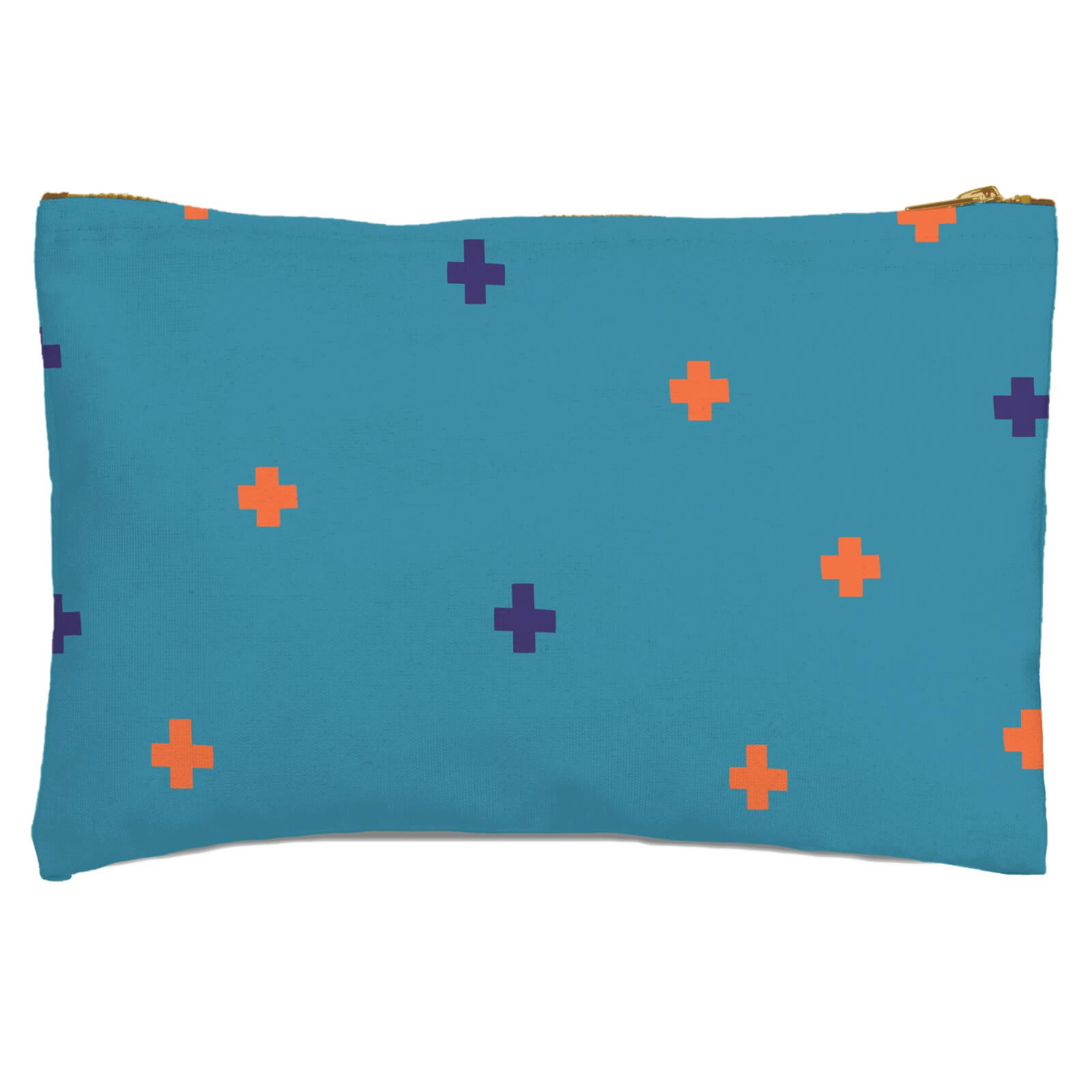 Mixed Cross Zipped Pouch
