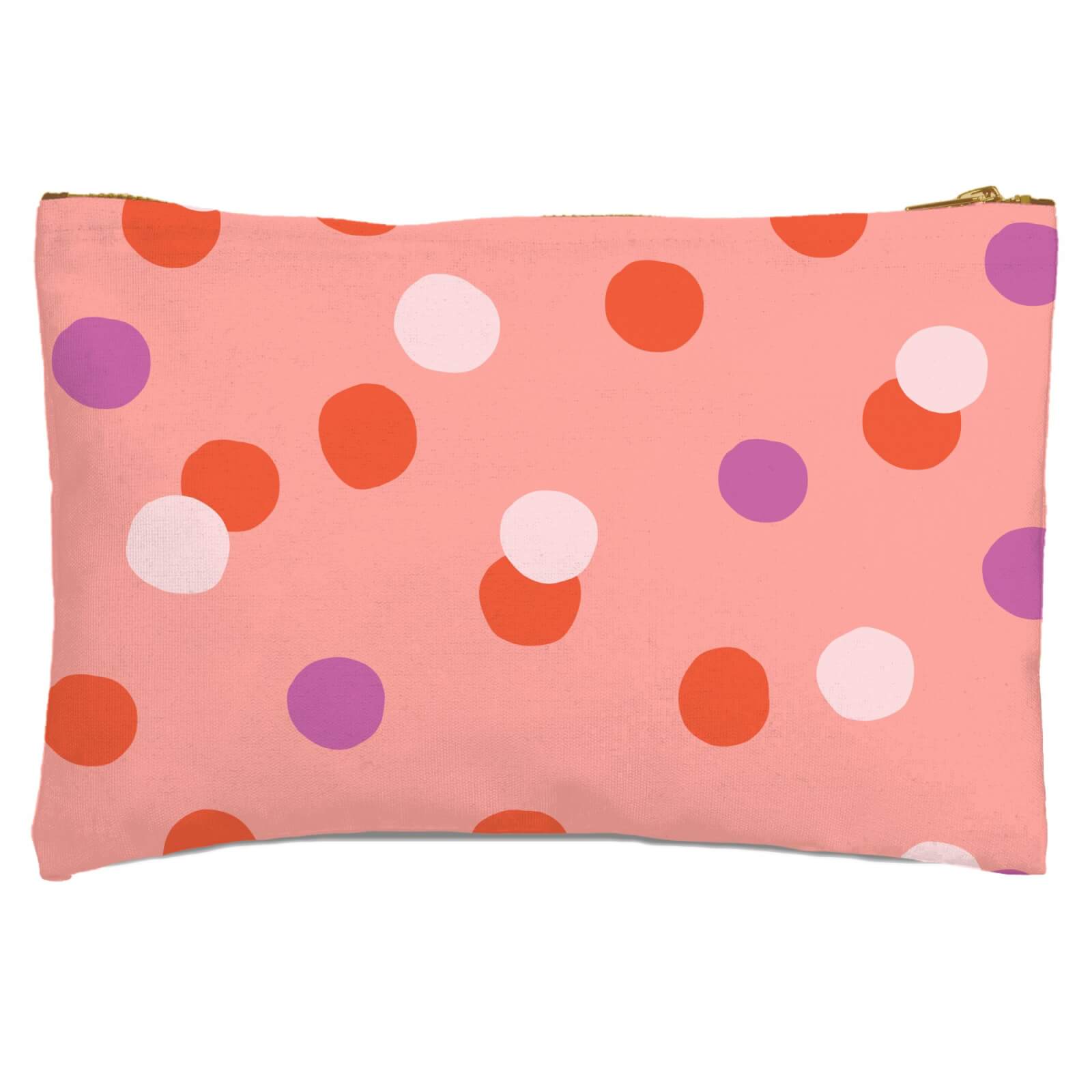 Mixed Colours Dots Zipped Pouch