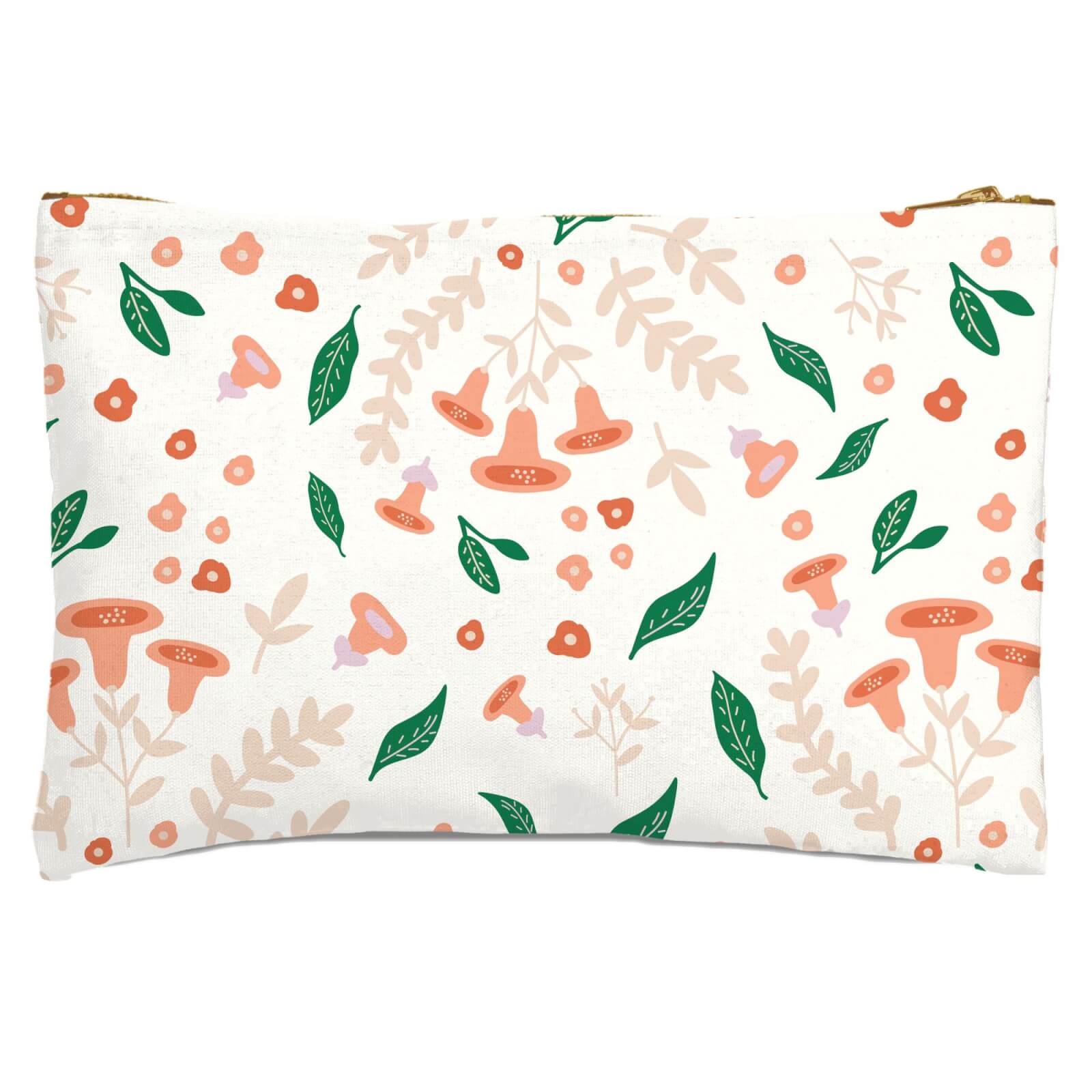 Bells And Leaves Zipped Pouch
