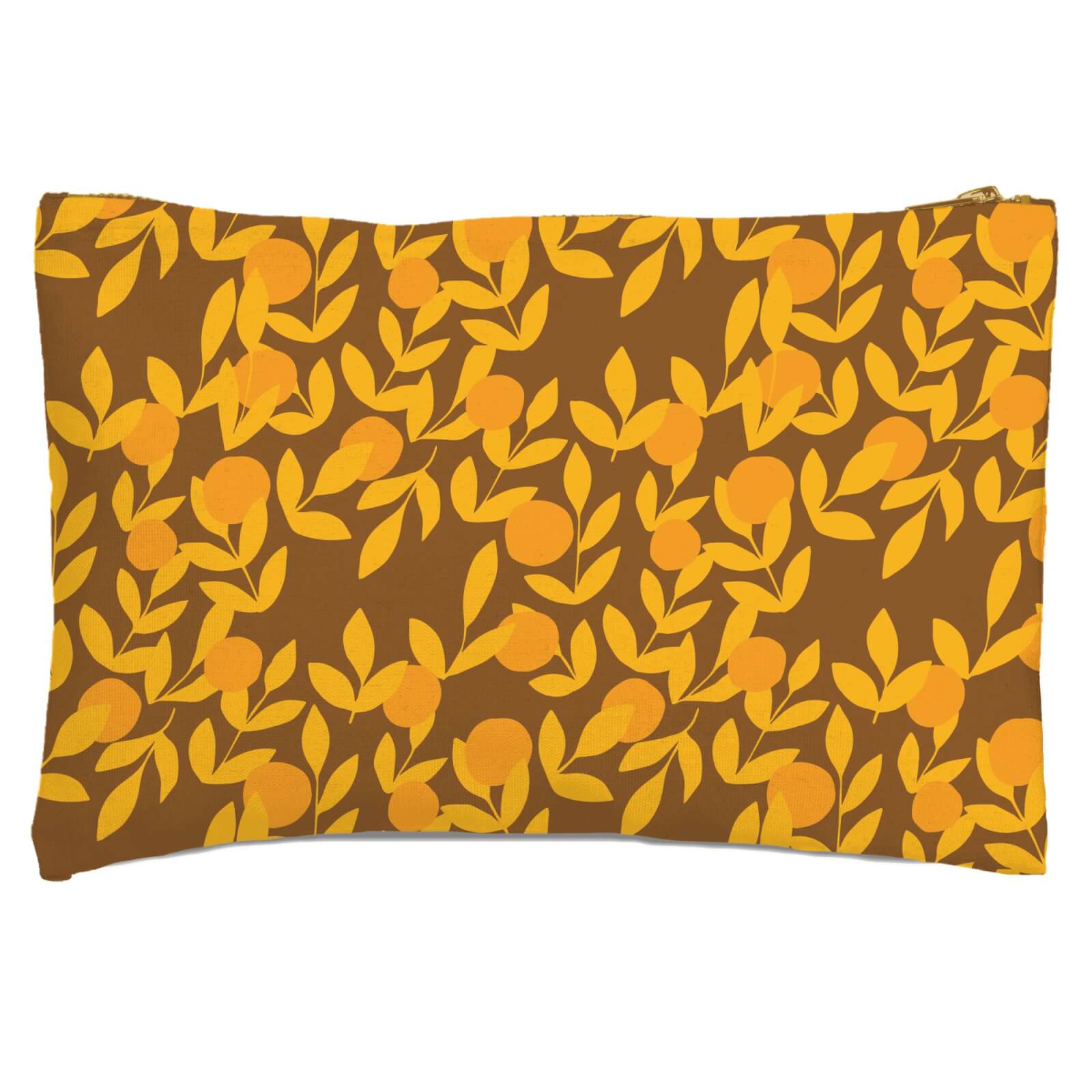Retro Orange Tree Zipped Pouch