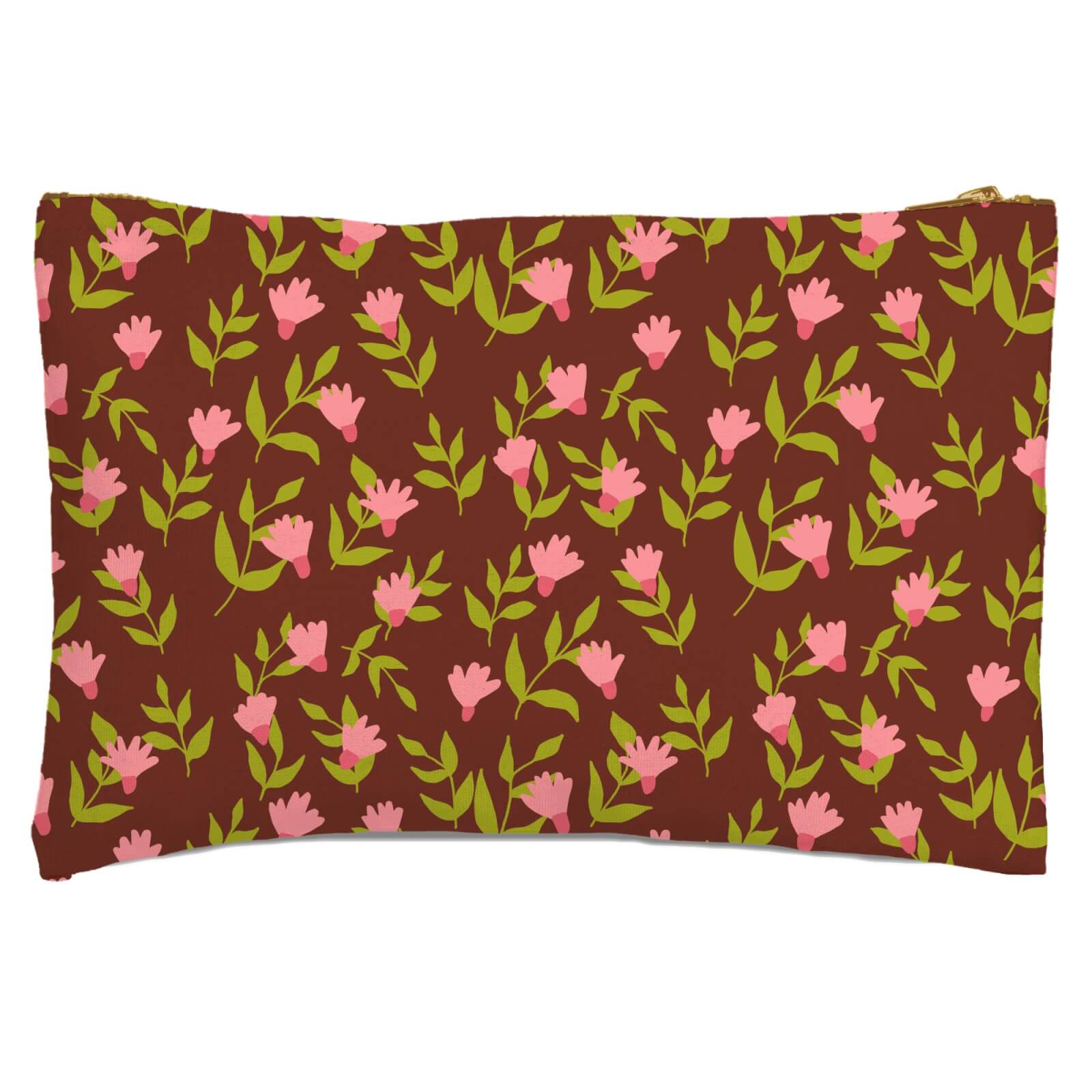 Retro Dianthus Zipped Pouch