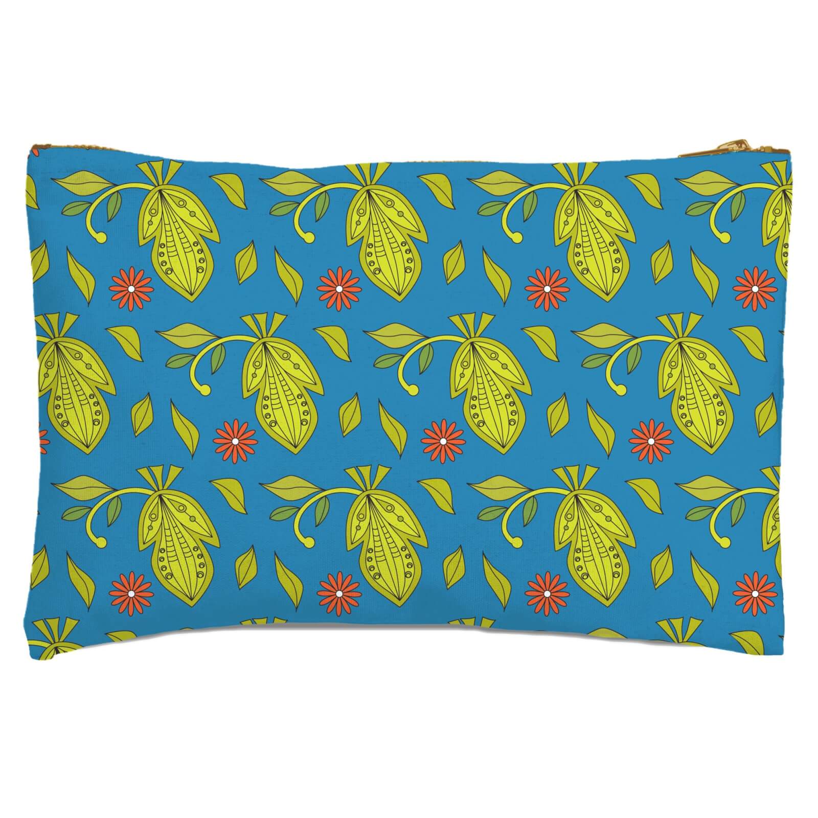 Retro Tropics Zipped Pouch