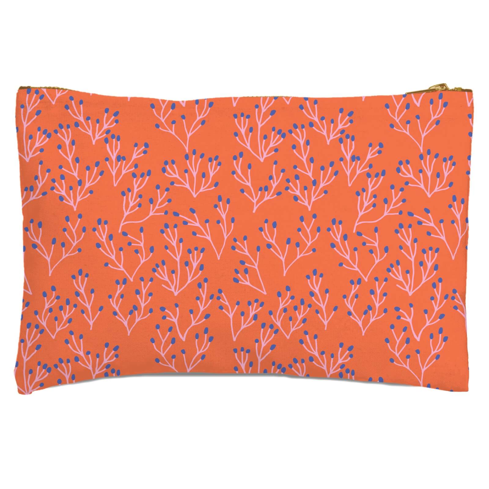 Coral Zipped Pouch